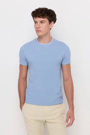 PIQUE SHORT SLEEVE ROUND NECK T-SHIRT
