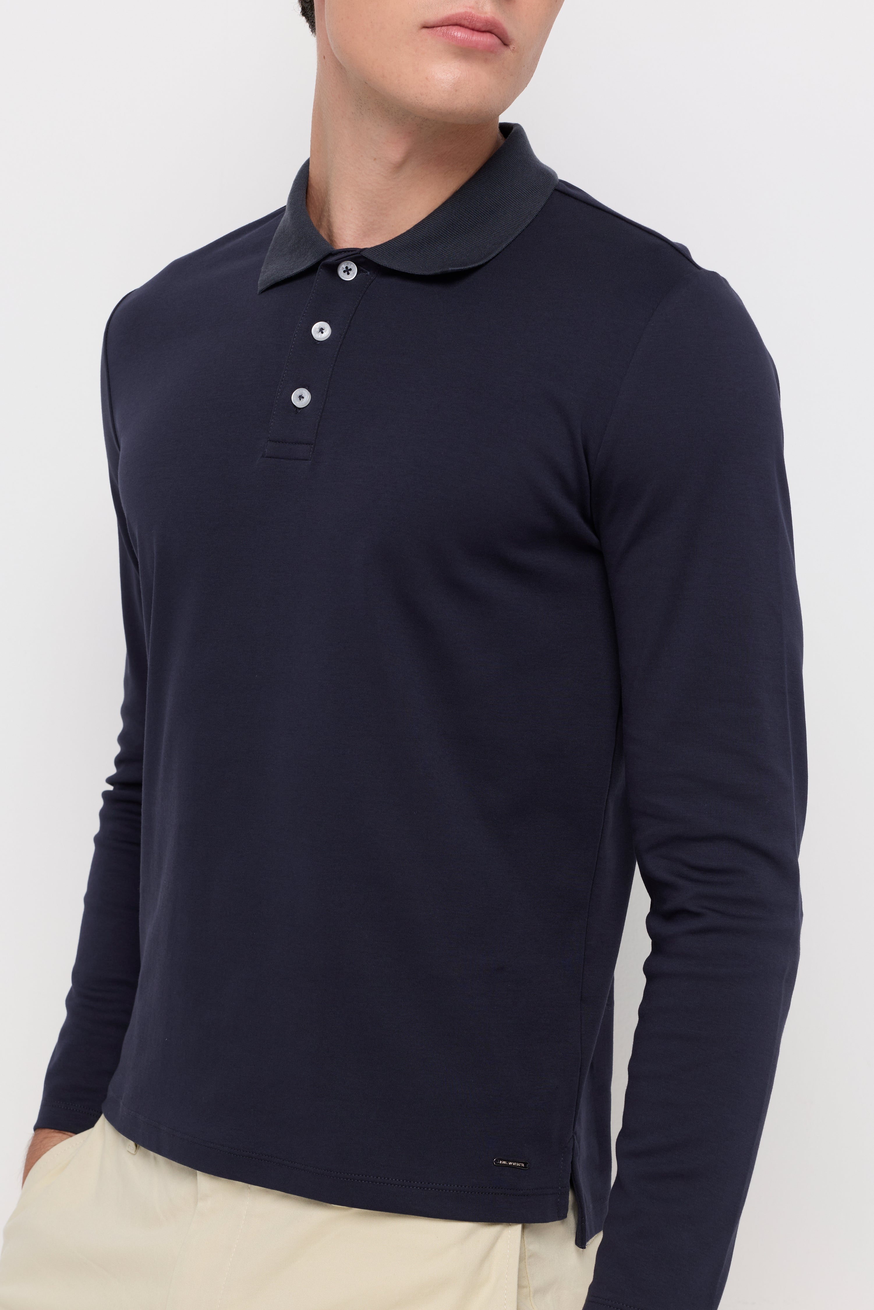 JERSEY POLO LONE SLEEVE SHIRT