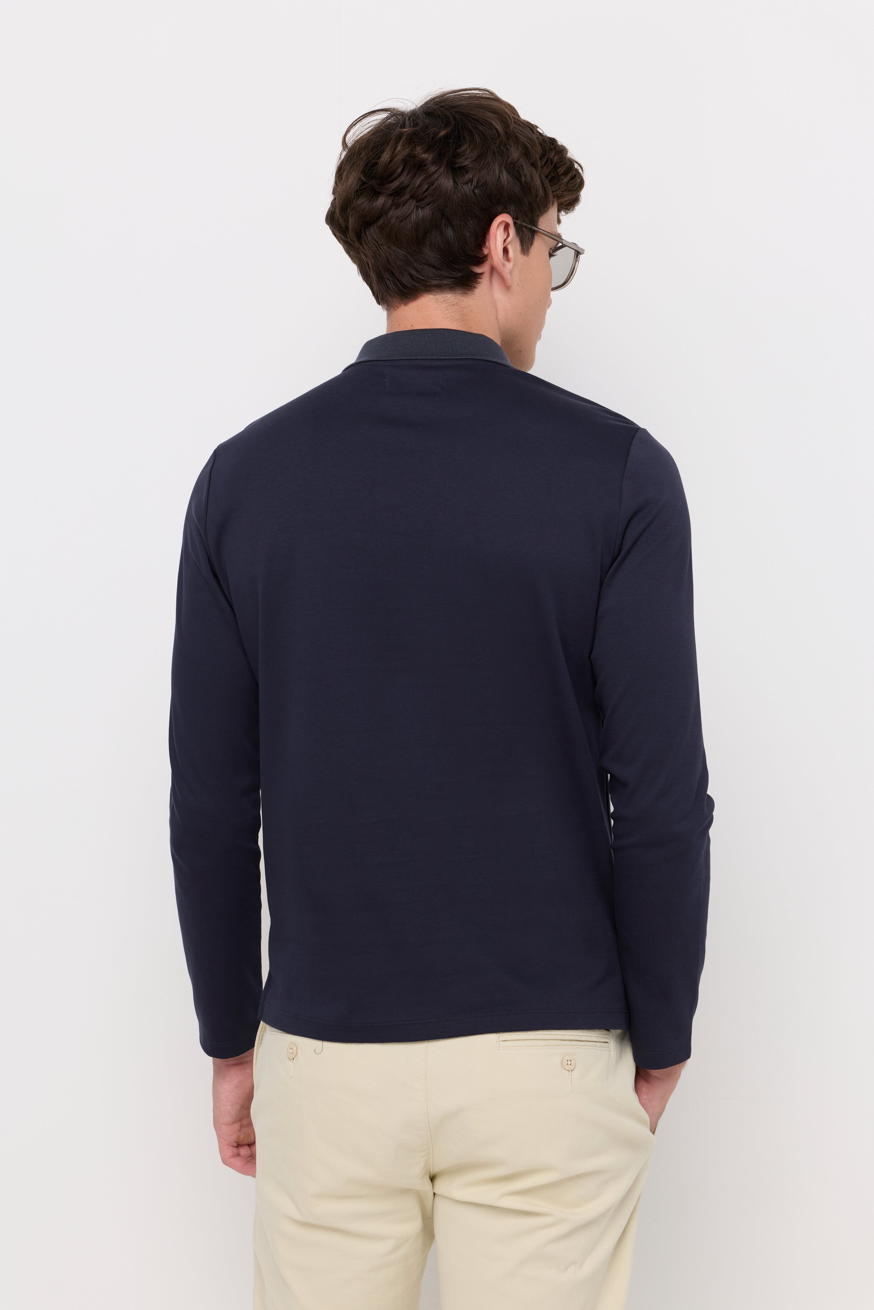 JERSEY POLO LONE SLEEVE SHIRT