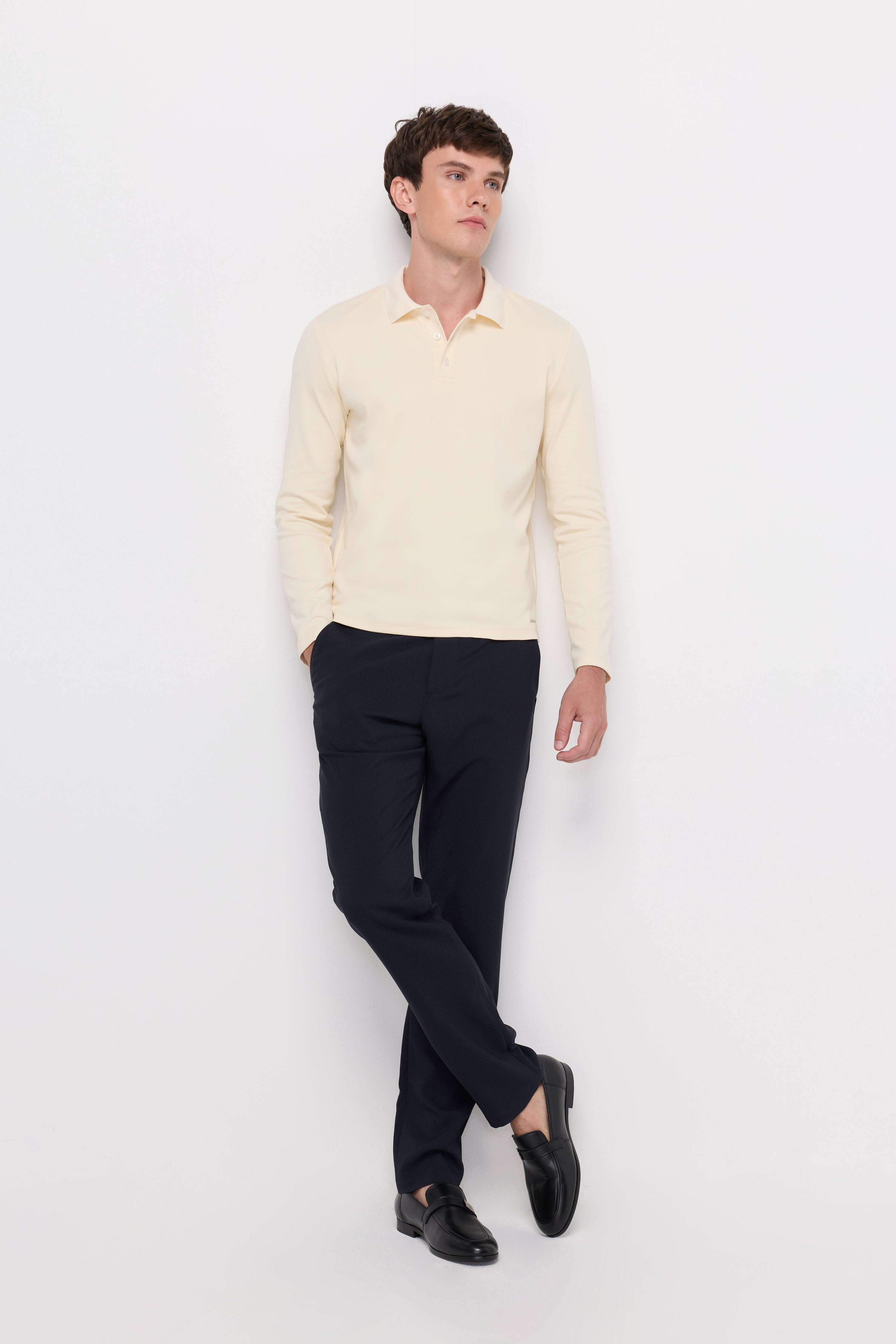 JERSEY POLO LONE SLEEVE SHIRT