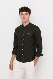 LONG SLEEVE SHIRT CHINESE COLLAR
