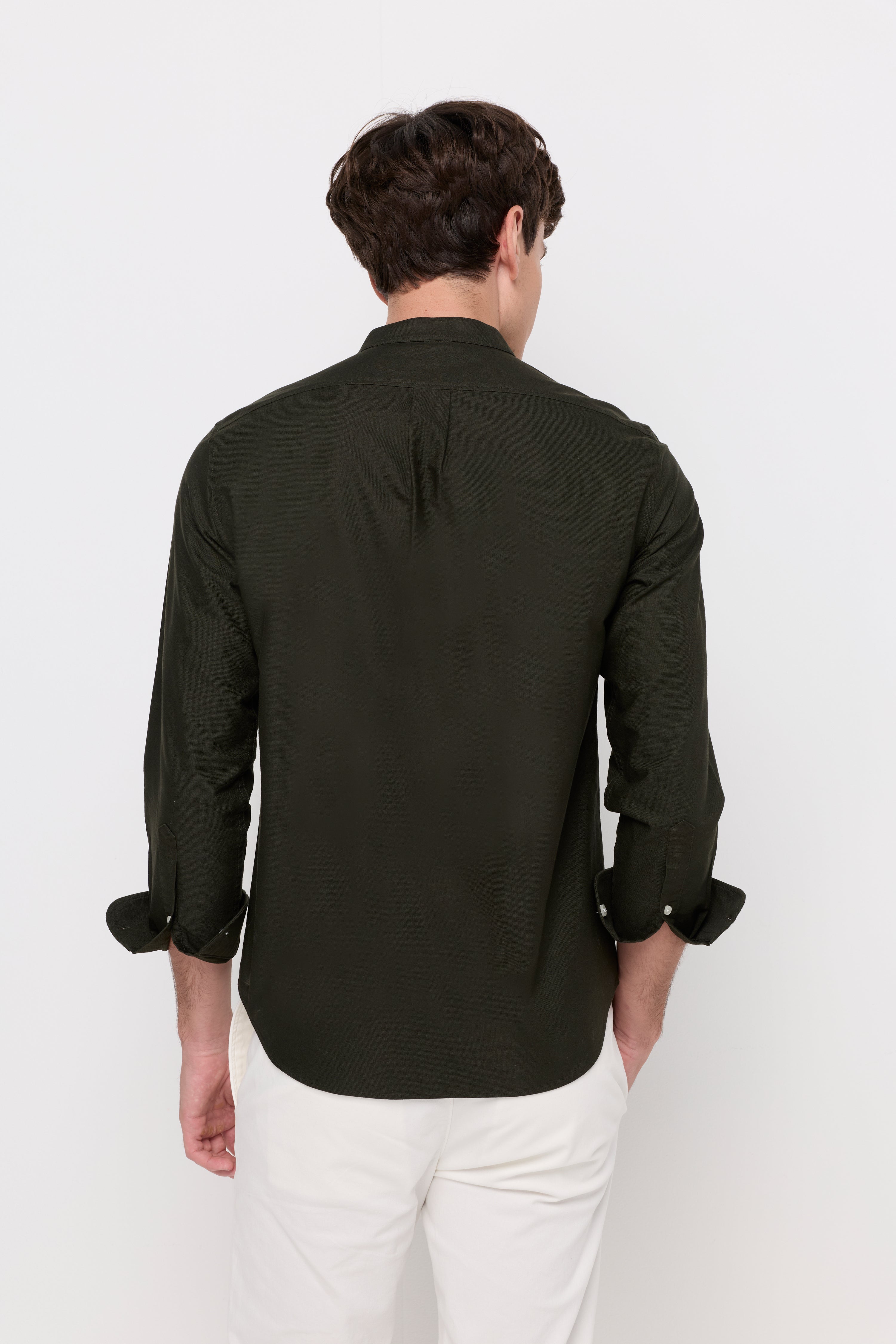 LONG SLEEVE SHIRT CHINESE COLLAR