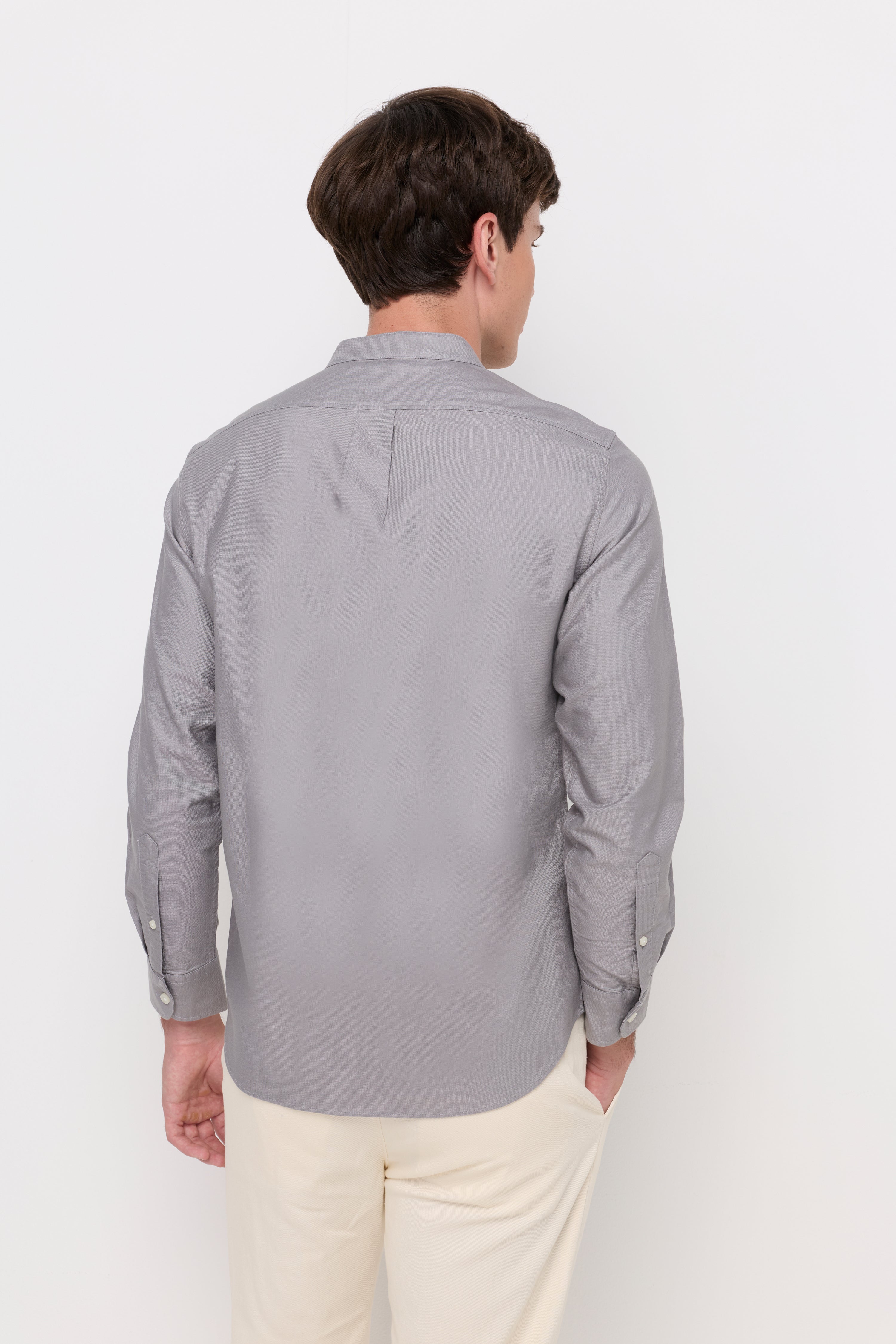 LONG SLEEVE SHIRT CHINESE COLLAR