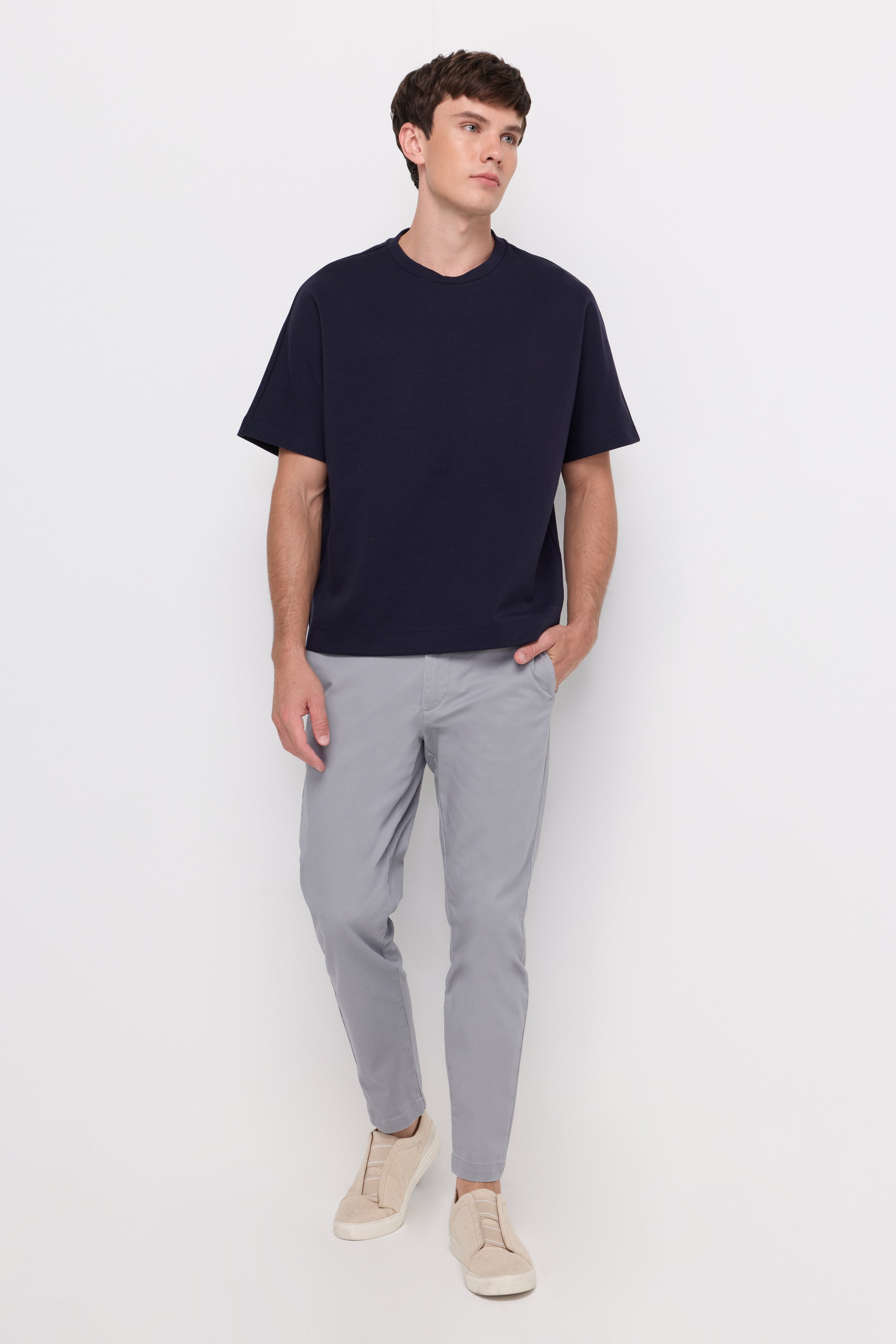 CHINO ANKLE TROUSERS
