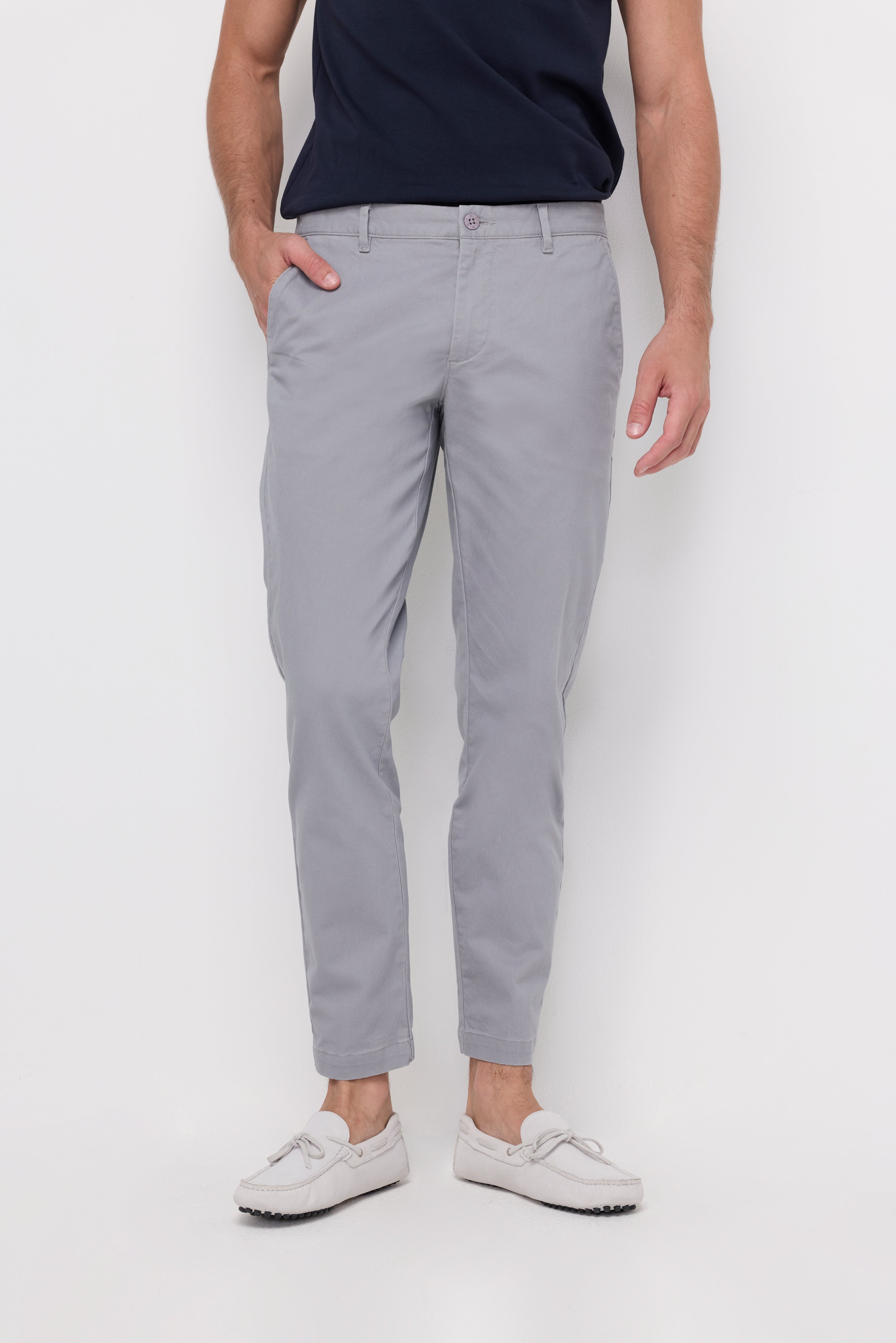 CHINO ANKLE TROUSERS