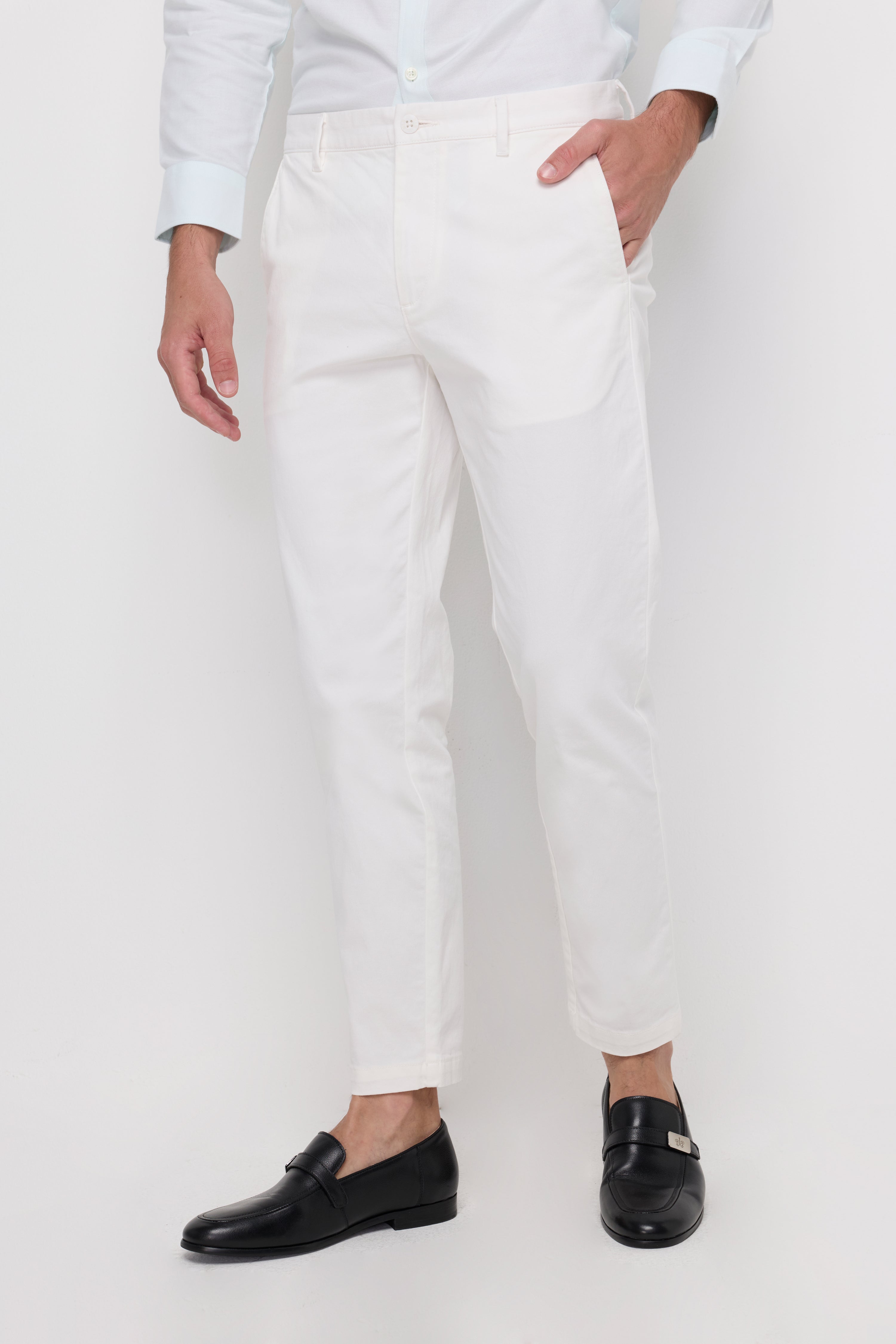 CHINO ANKLE TROUSERS