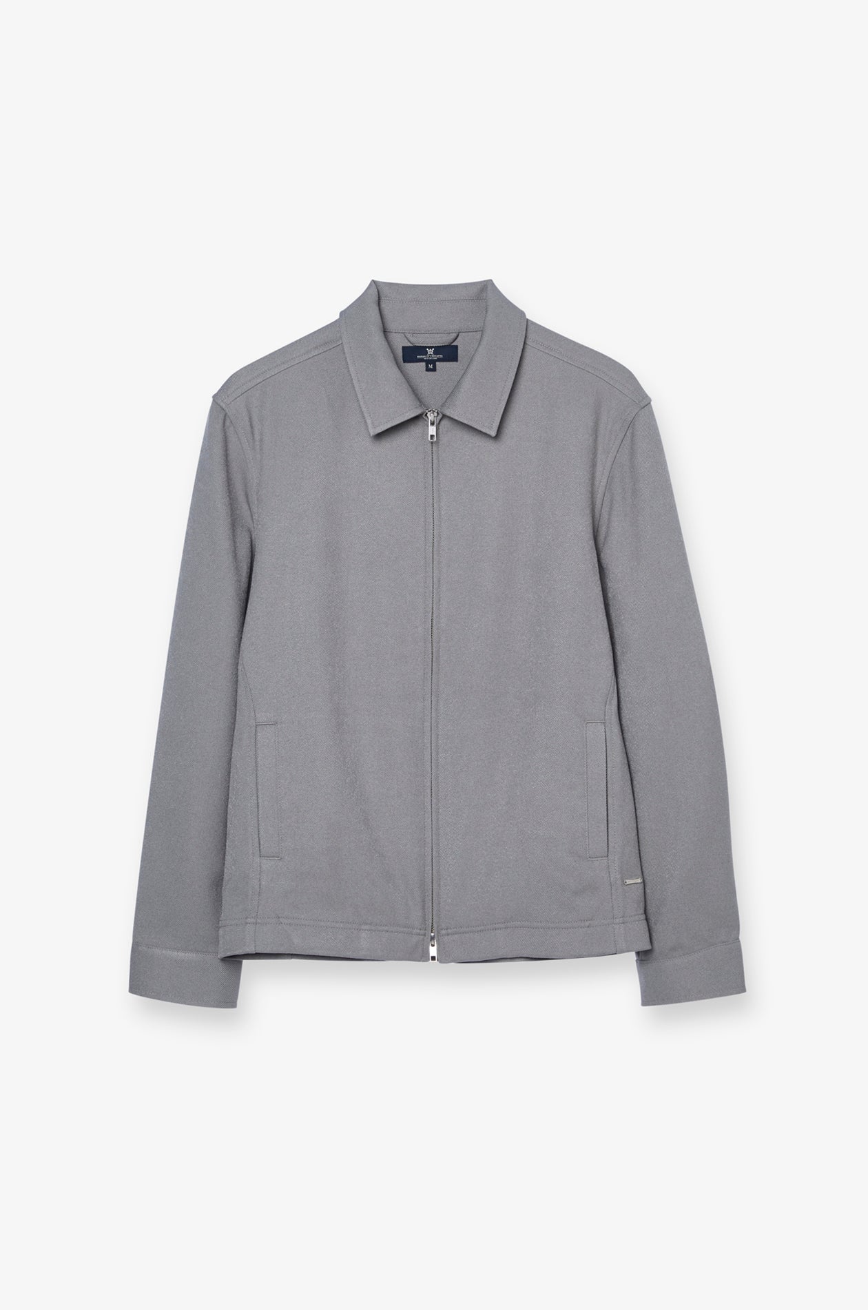 ESSENTIAL ZIP-FRONT OVERSHIRT JACKET