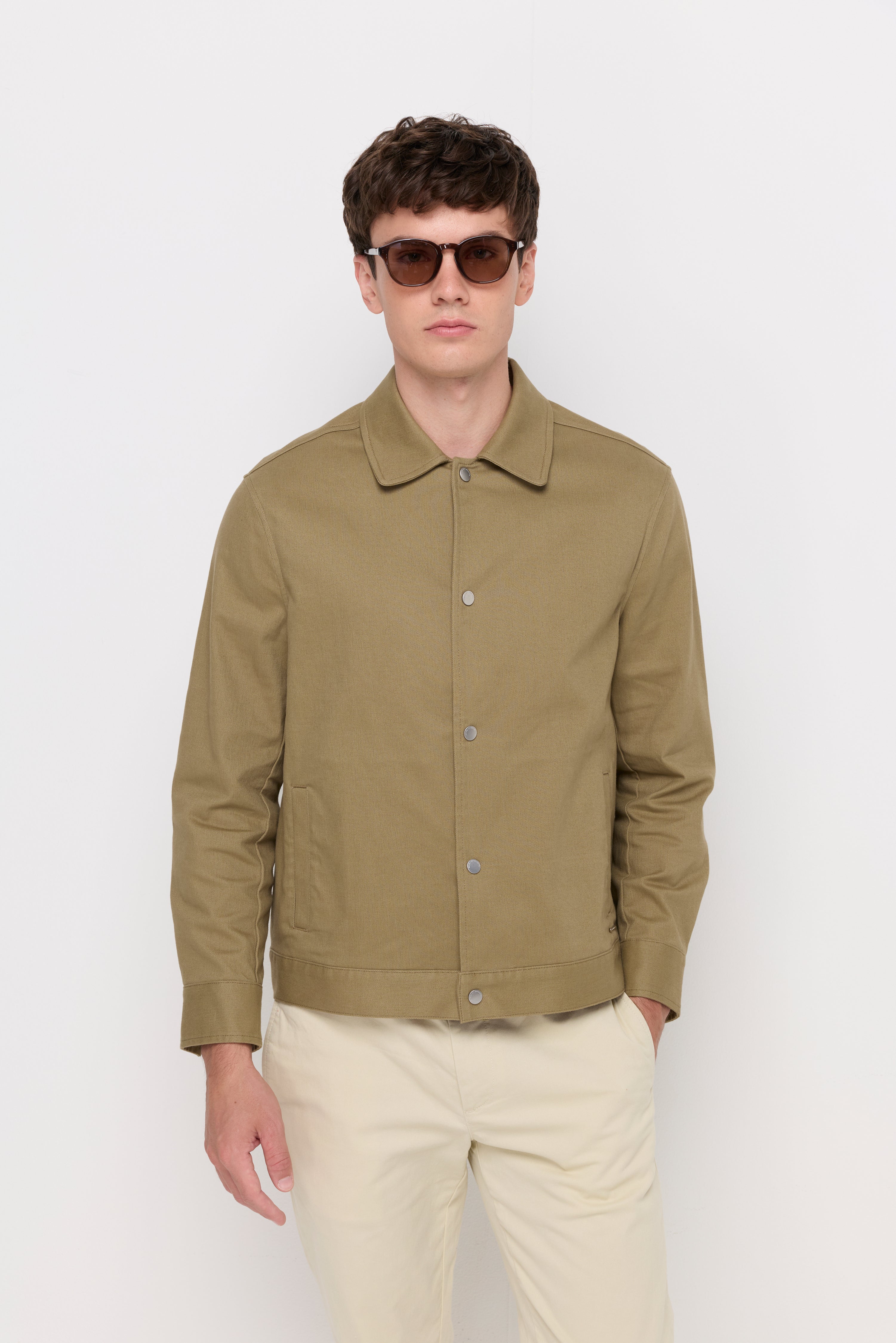 ESSENTIAL SNAP-FRONT UTILITY JACKET