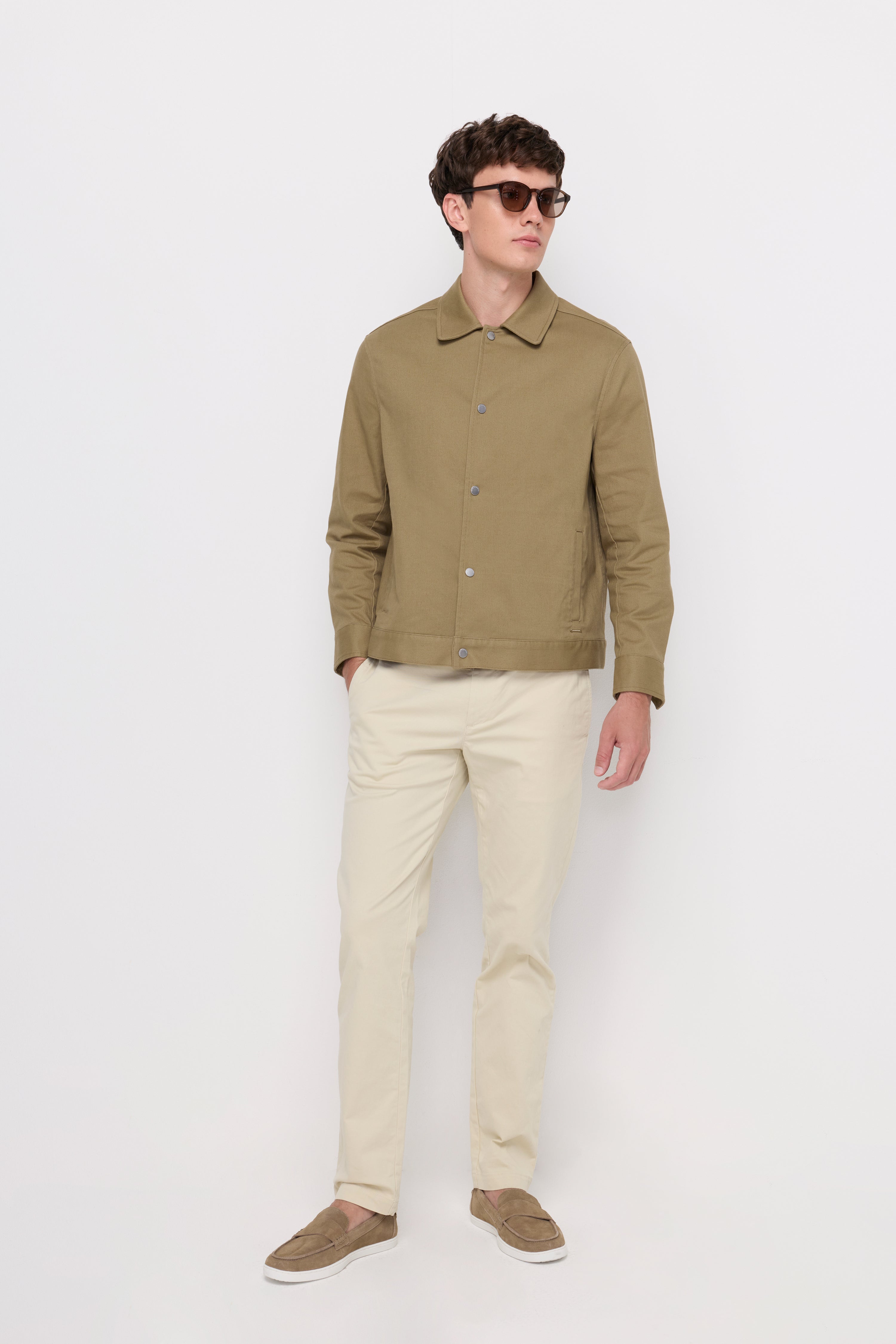 ESSENTIAL SNAP-FRONT UTILITY JACKET