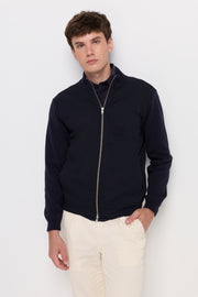 ESSENTIAL ZIP-FRONT BOMBER JACKET