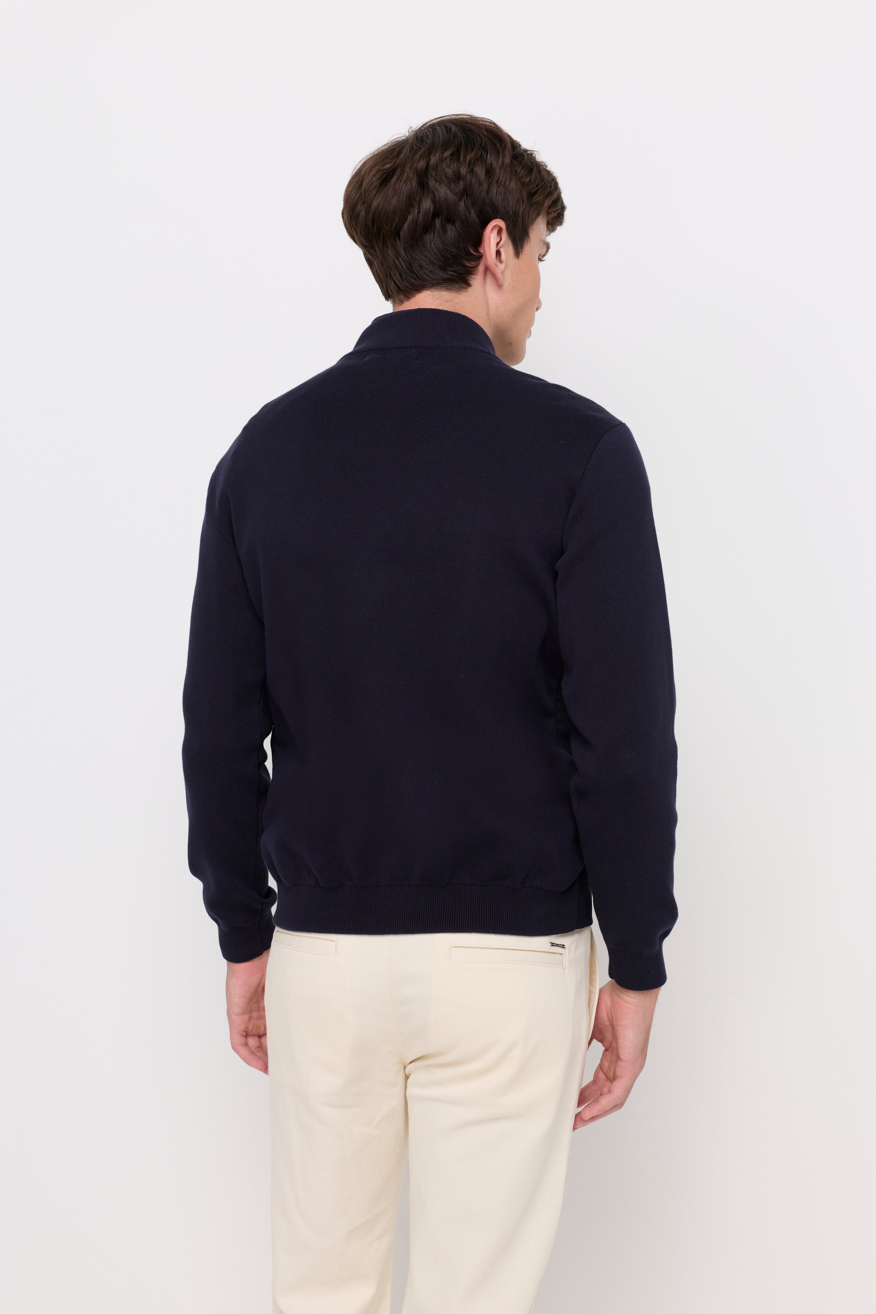 ESSENTIAL ZIP-FRONT BOMBER JACKET