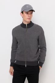 HERITAGE KNIT BOMBER JACKET