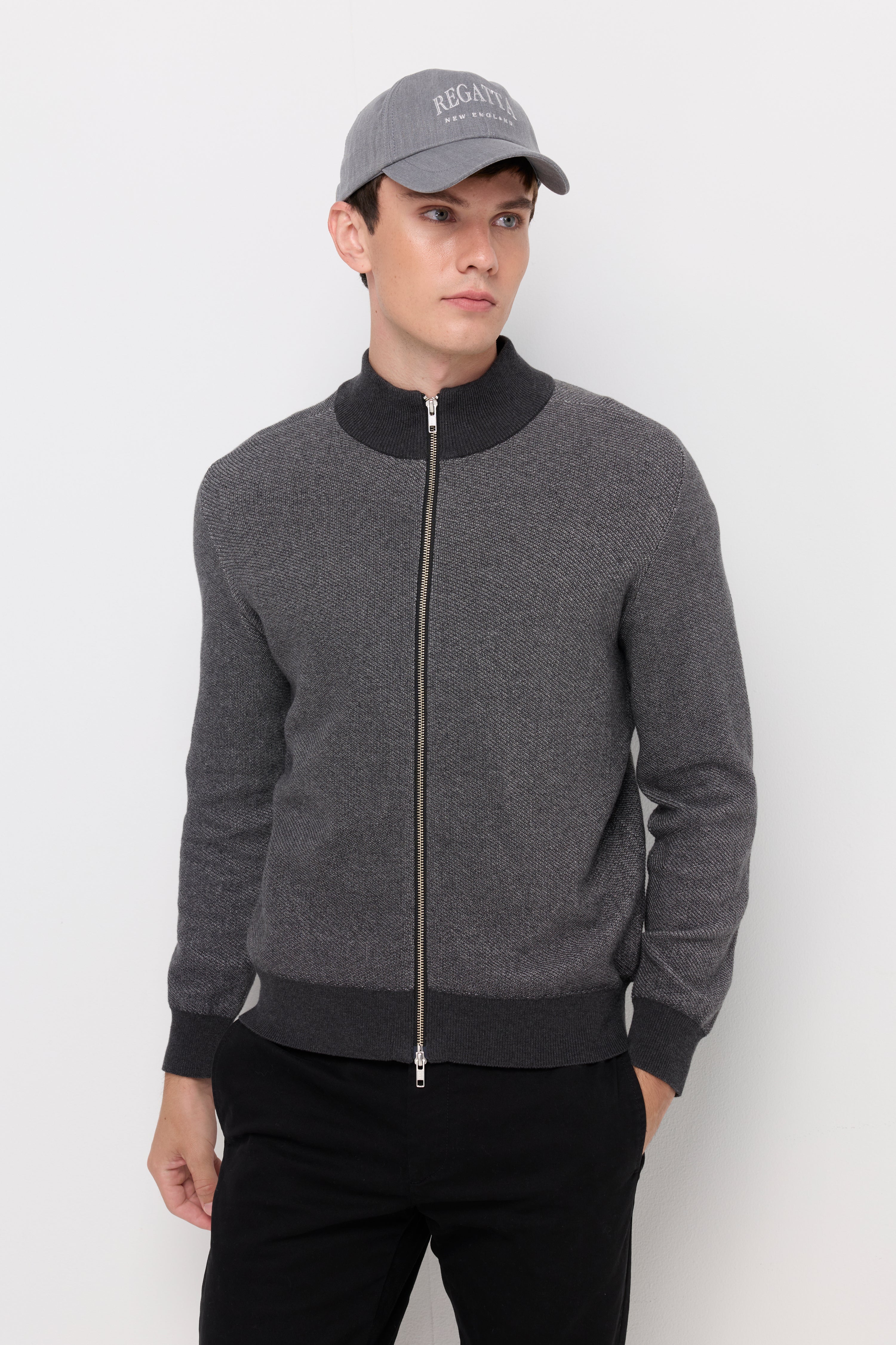 HERITAGE KNIT BOMBER JACKET
