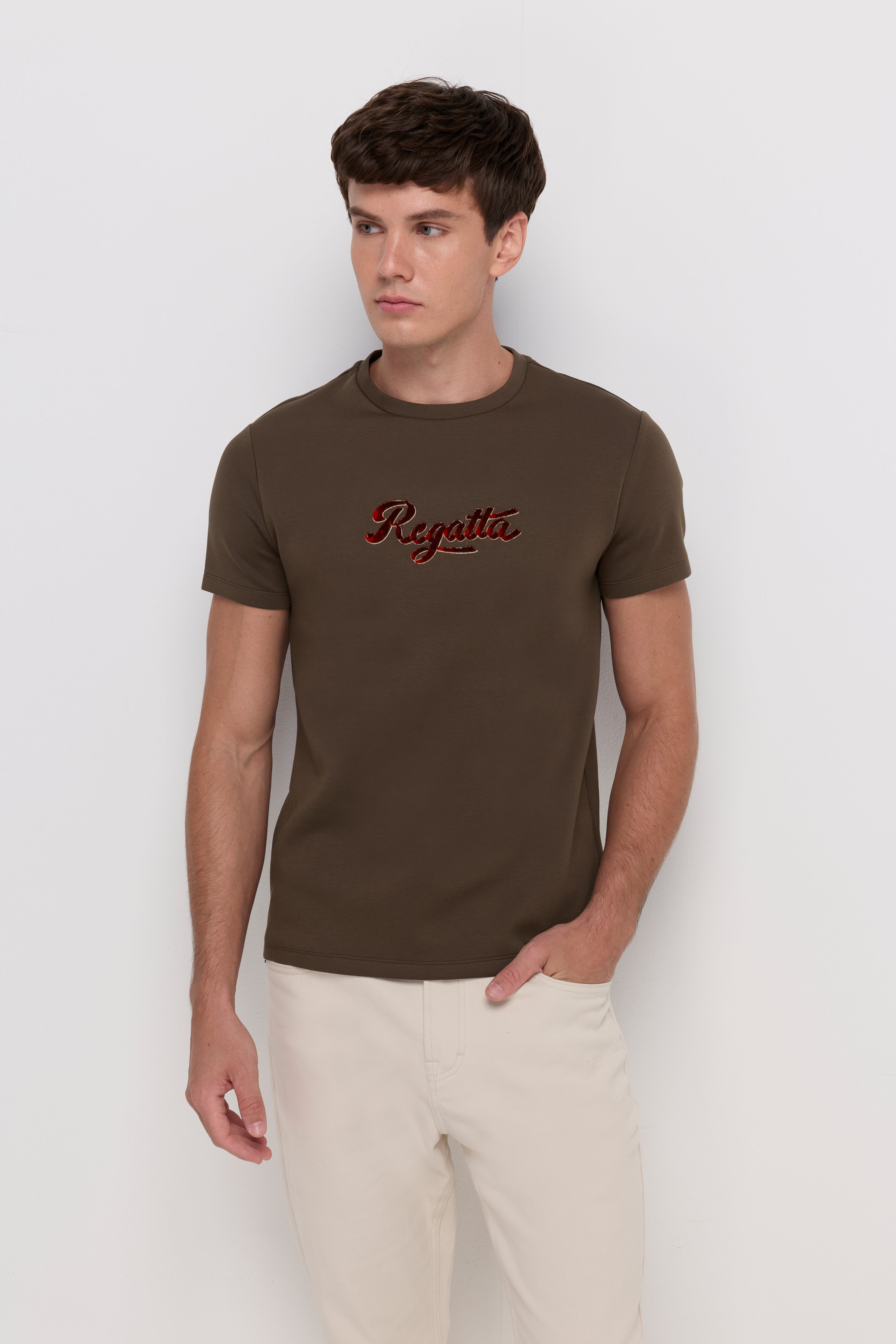 REGATTA LOGO EMBROIDERED T-SHIRT