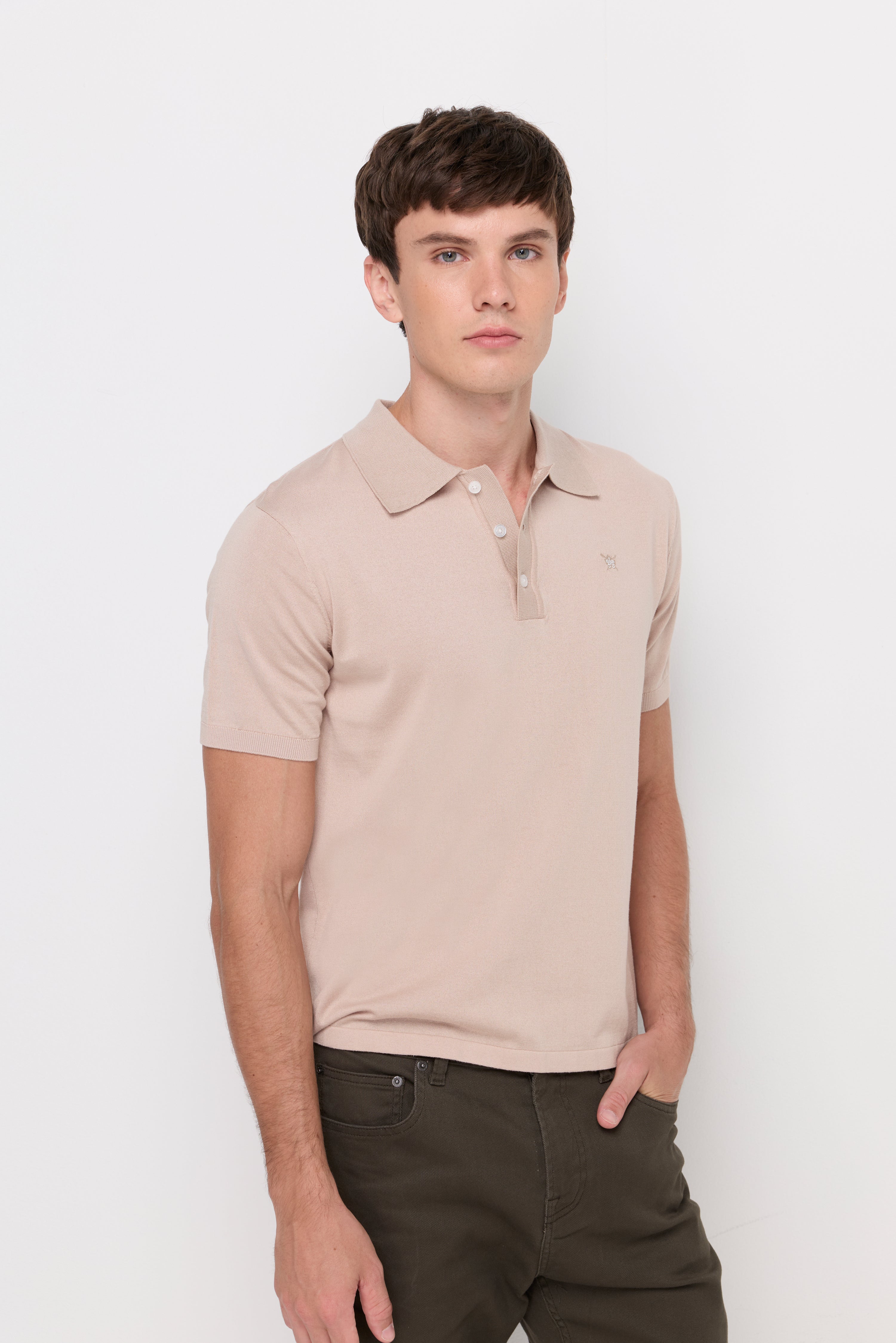 PIQUE KNITWEAR POLO COTTON