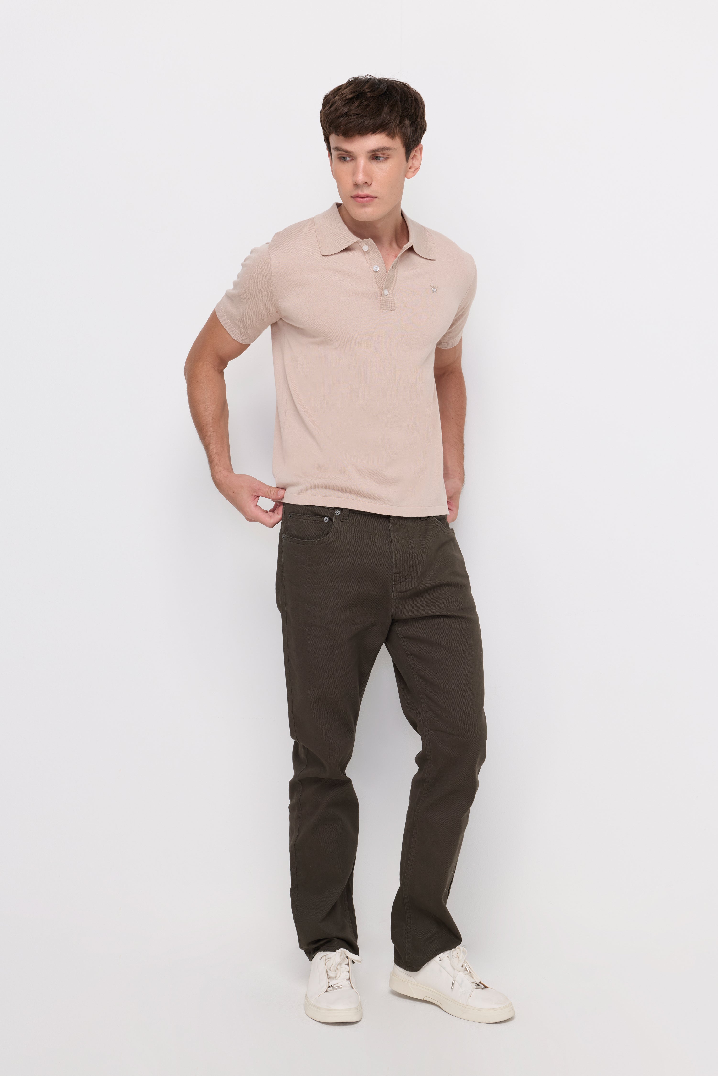 PIQUE KNITWEAR POLO COTTON