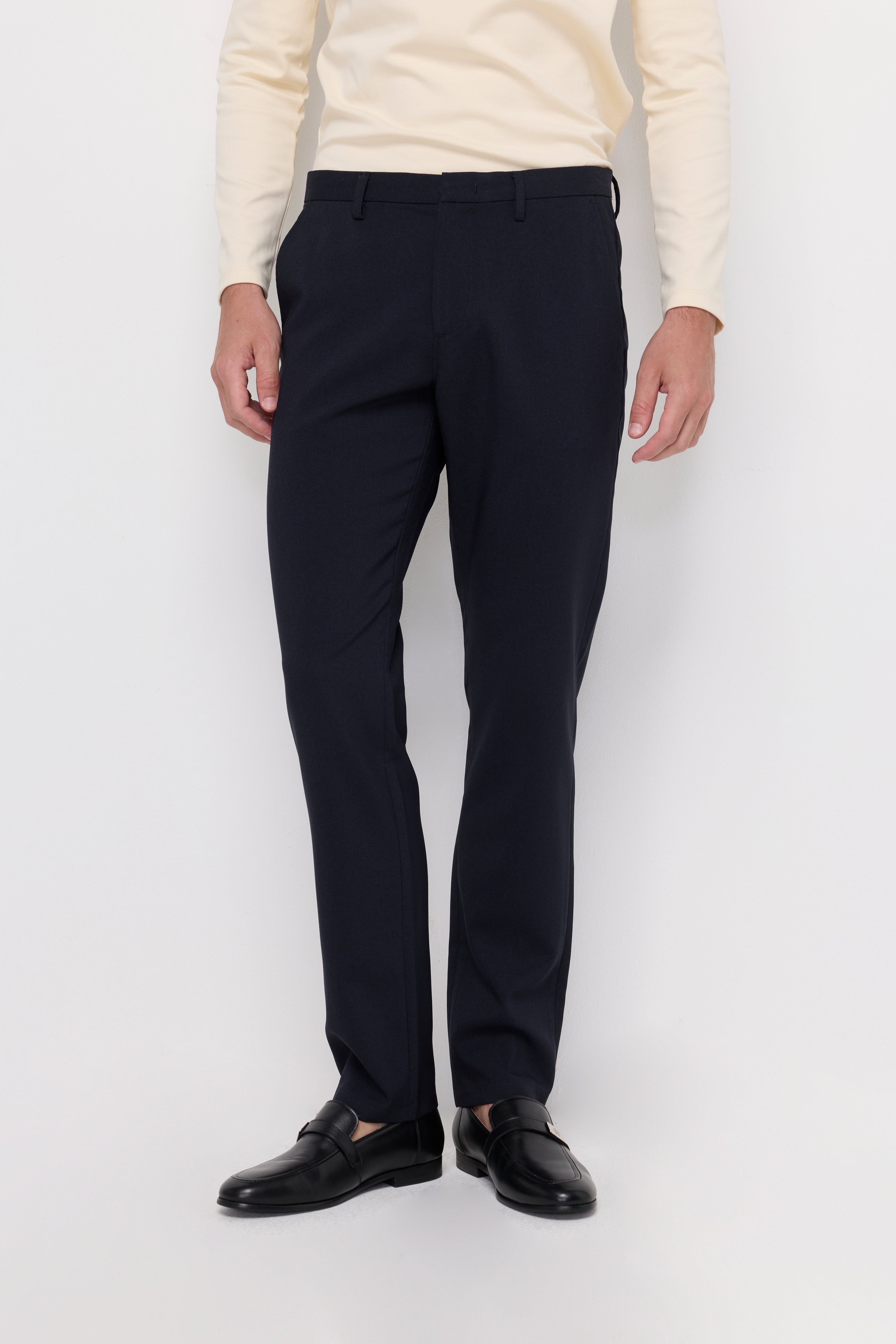 TAILORED SLIM-FIT SUIT TROUSERS