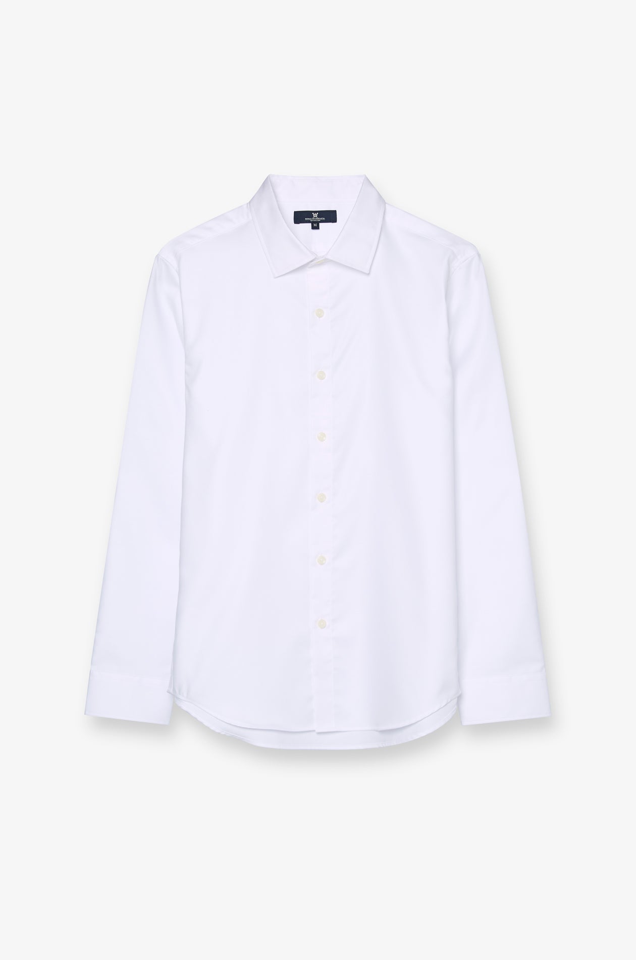 เสื้อเชิ้ตคอตตอนมีเท็กซ์เจอร์