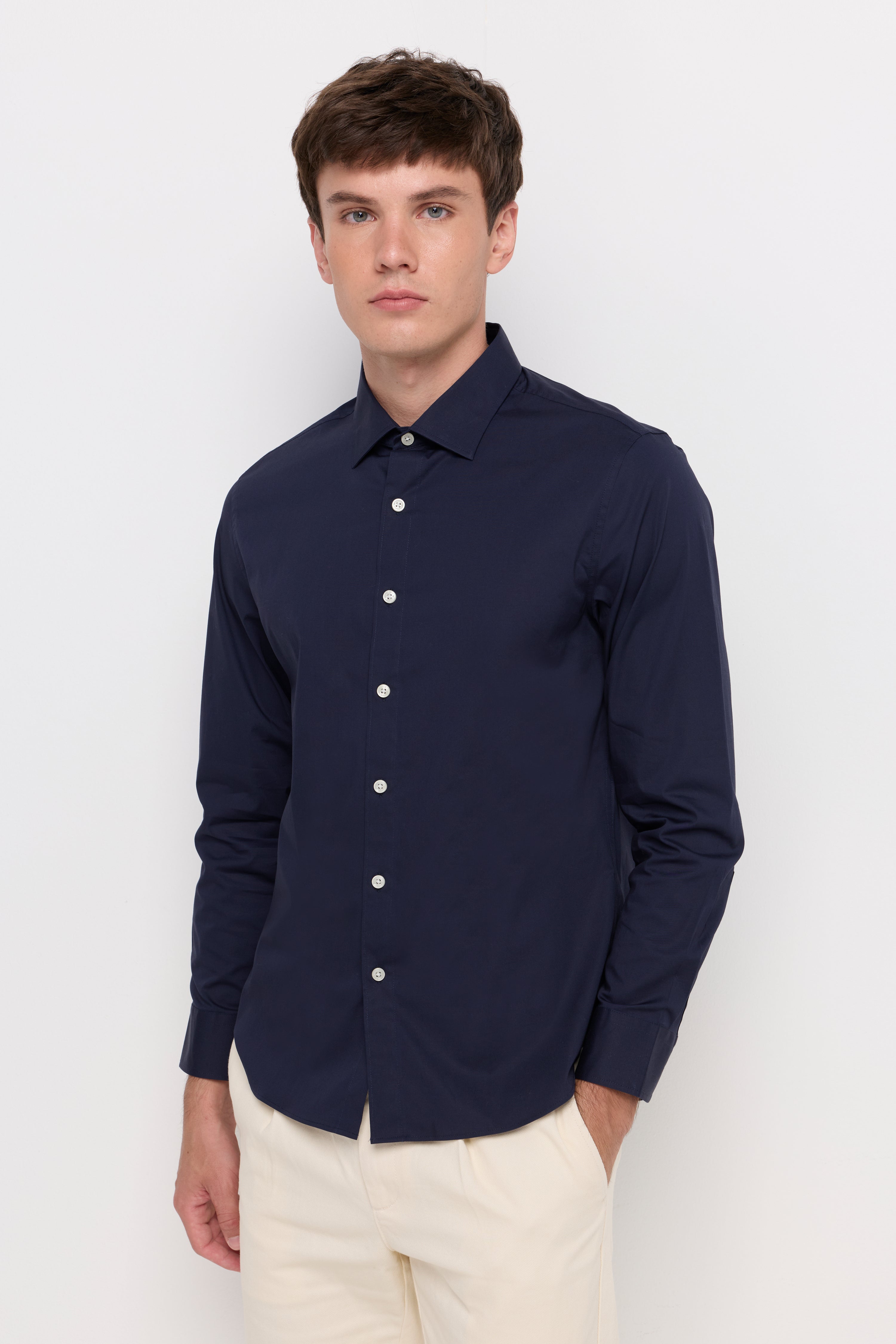 ESSENTIAL COTTON TWILL SHIRT