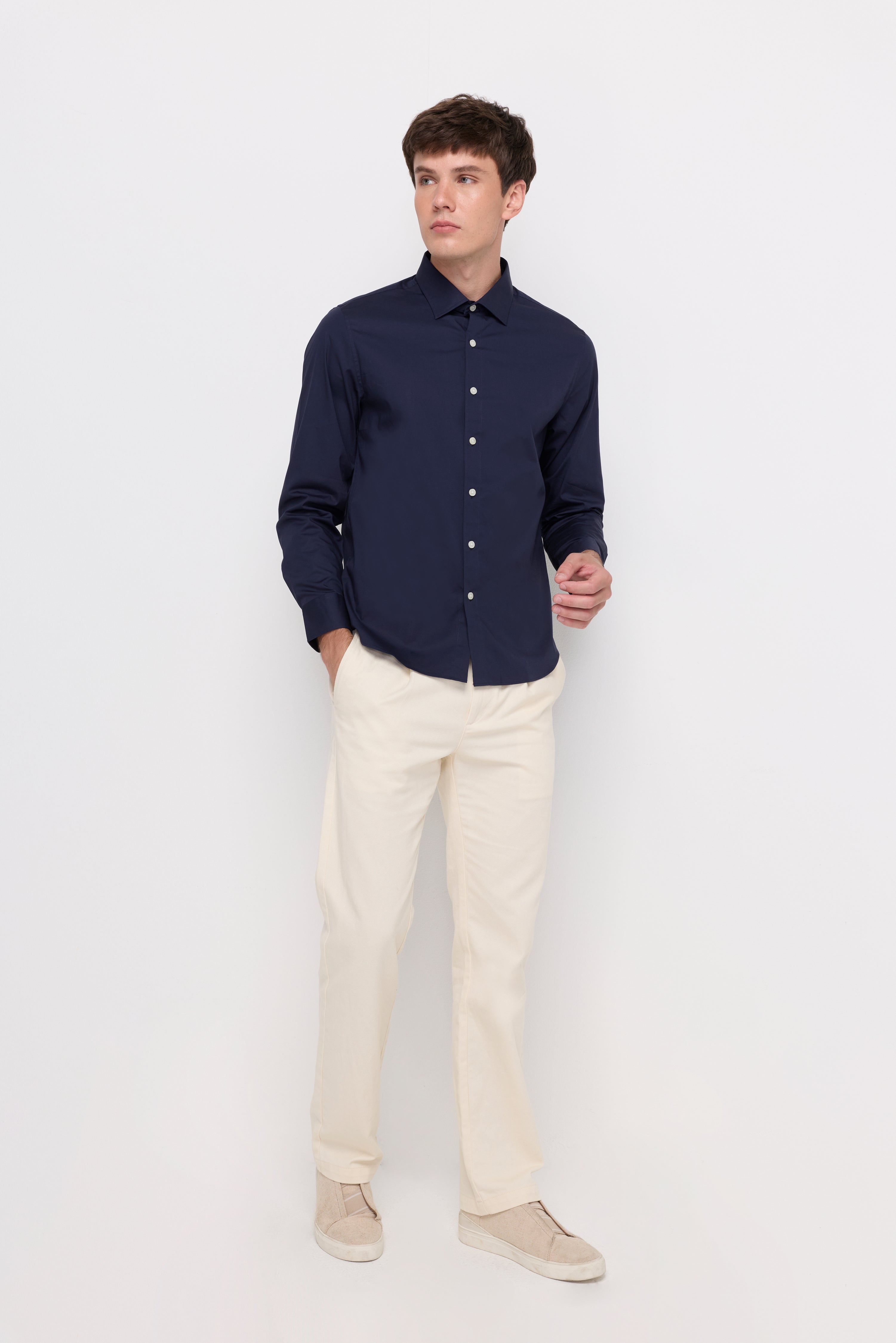 ESSENTIAL COTTON TWILL SHIRT