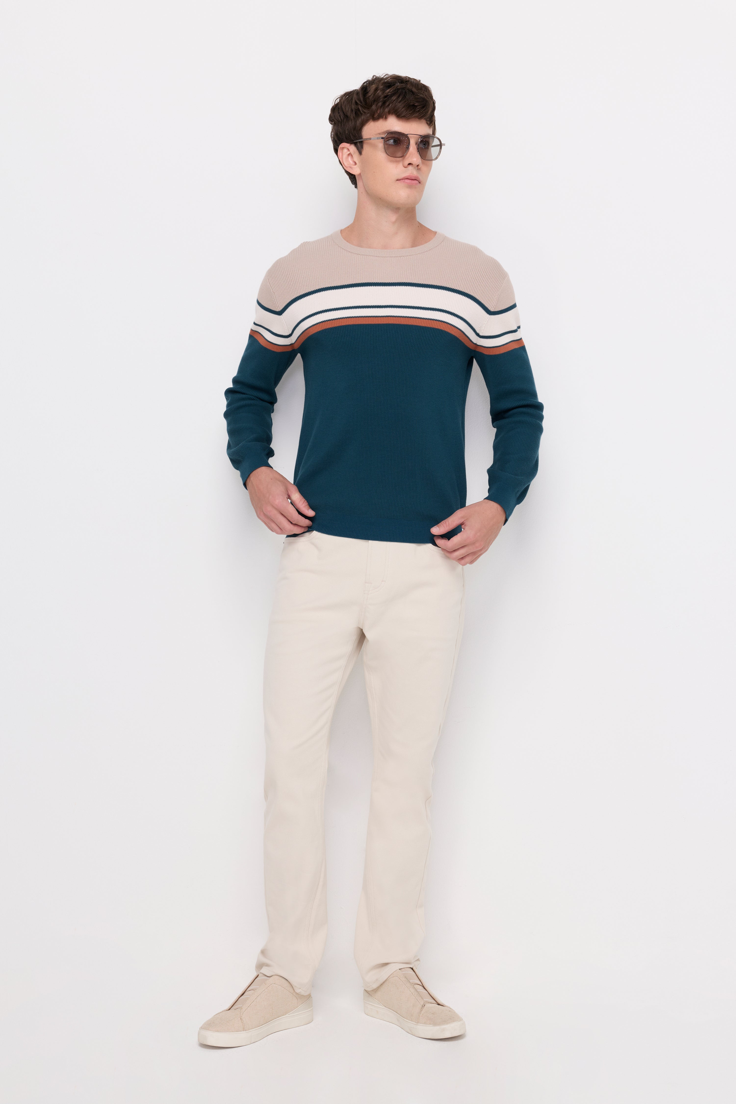 BRETON STRIPE KNIT SWEATER