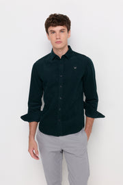 CORDUROY EMBROIDERED SHIRT