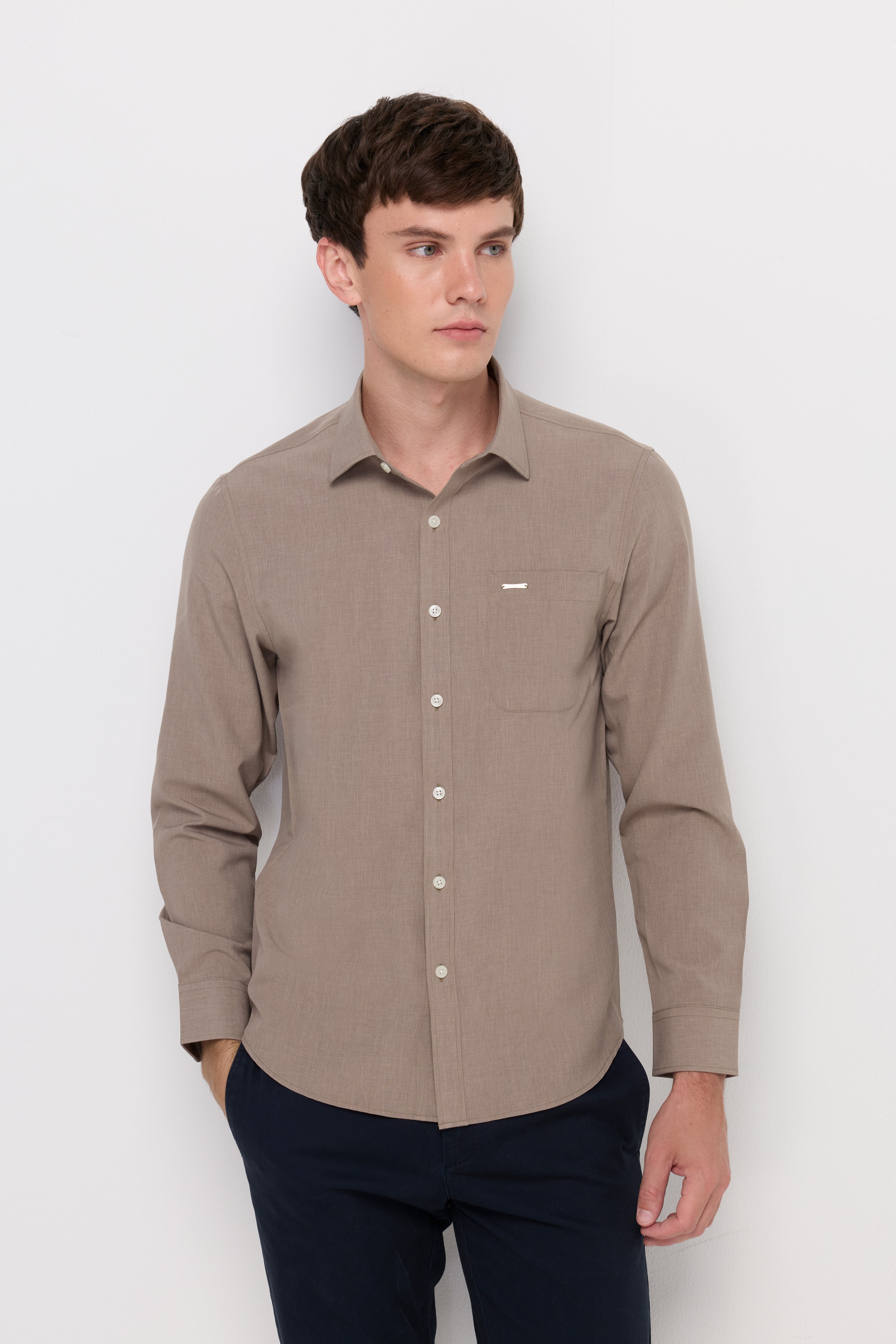 TEXTURED POCKET SHIRT