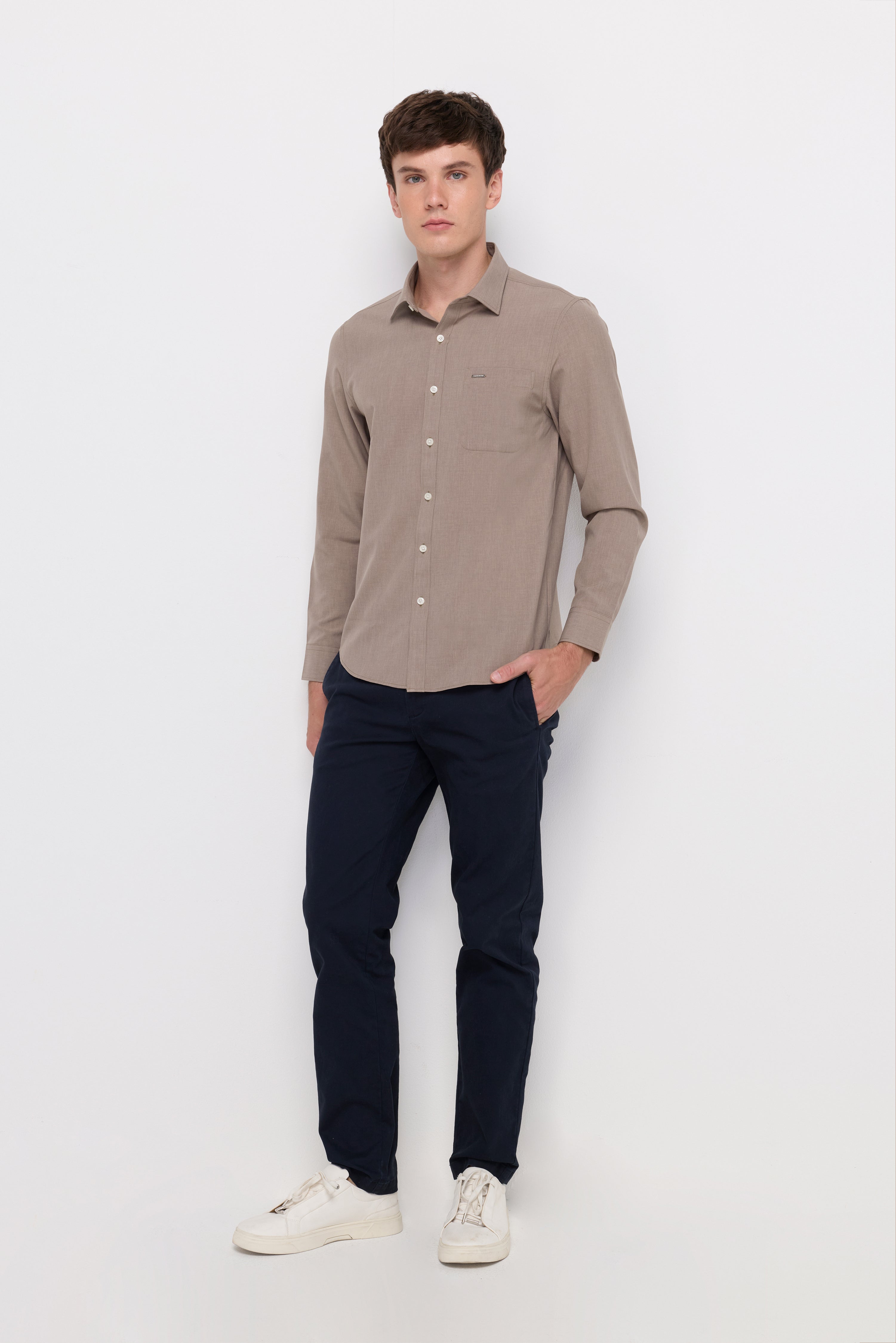 TEXTURED POCKET SHIRT