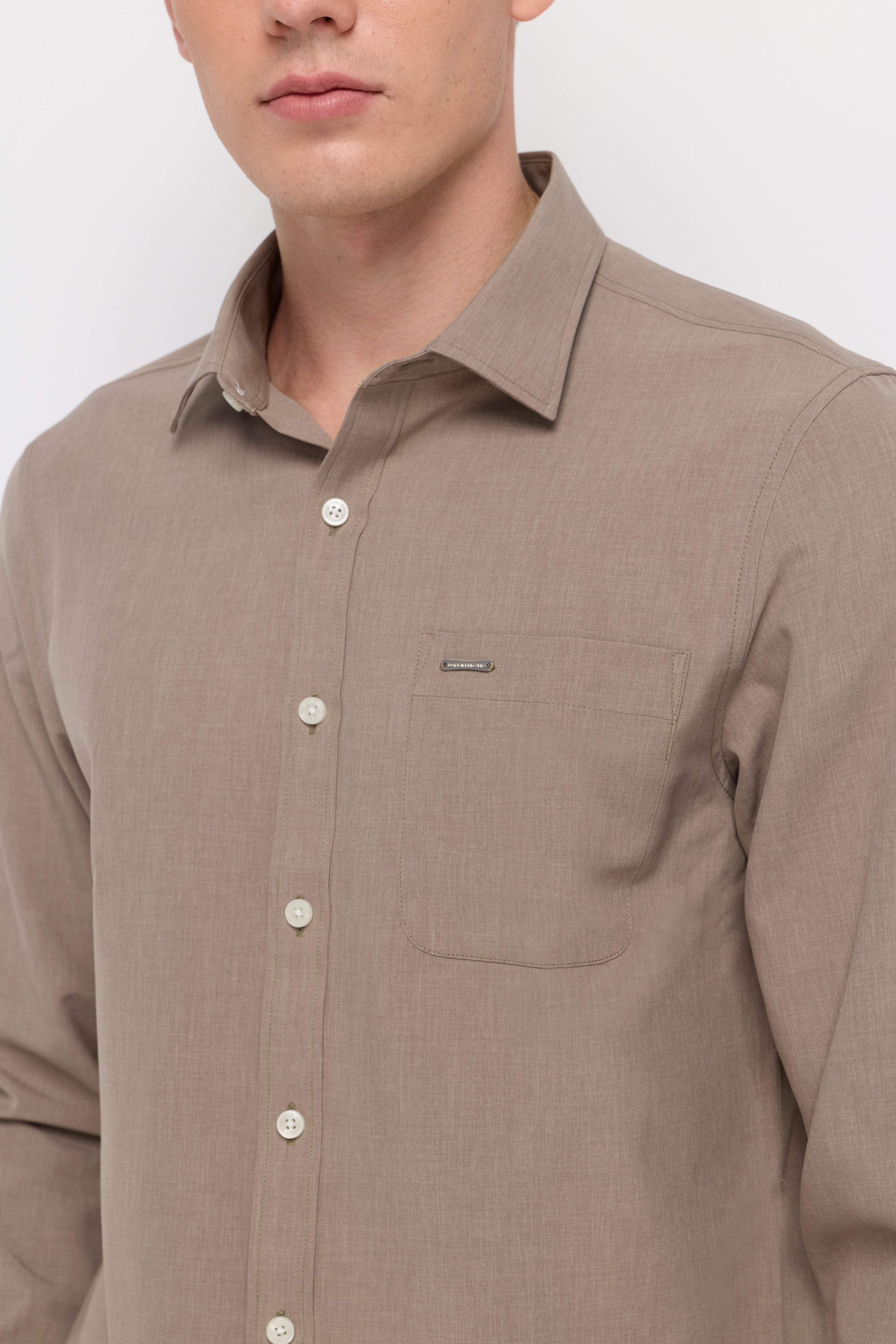 TEXTURED POCKET SHIRT
