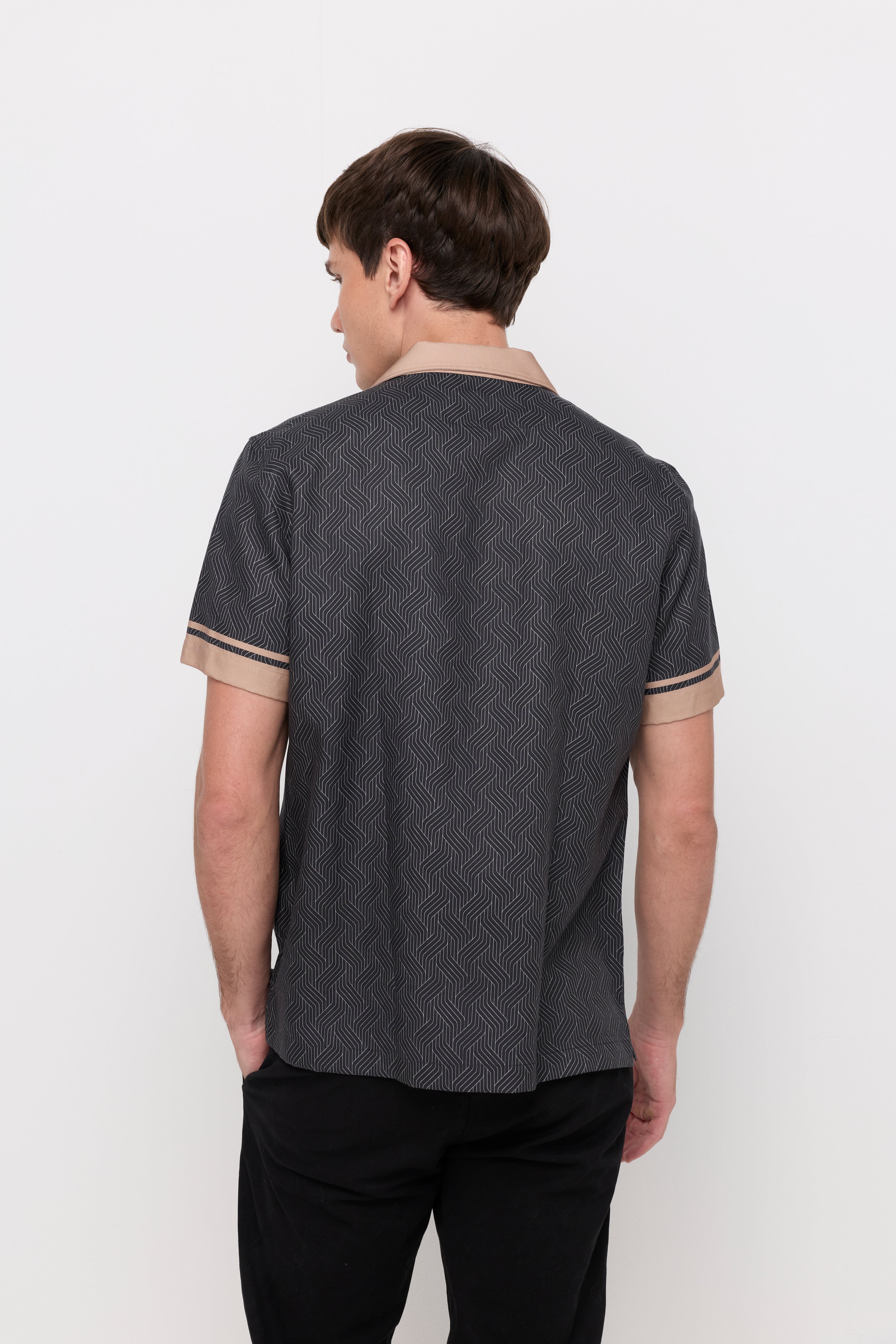 TROPICAL RESORT CAMP SHIRT