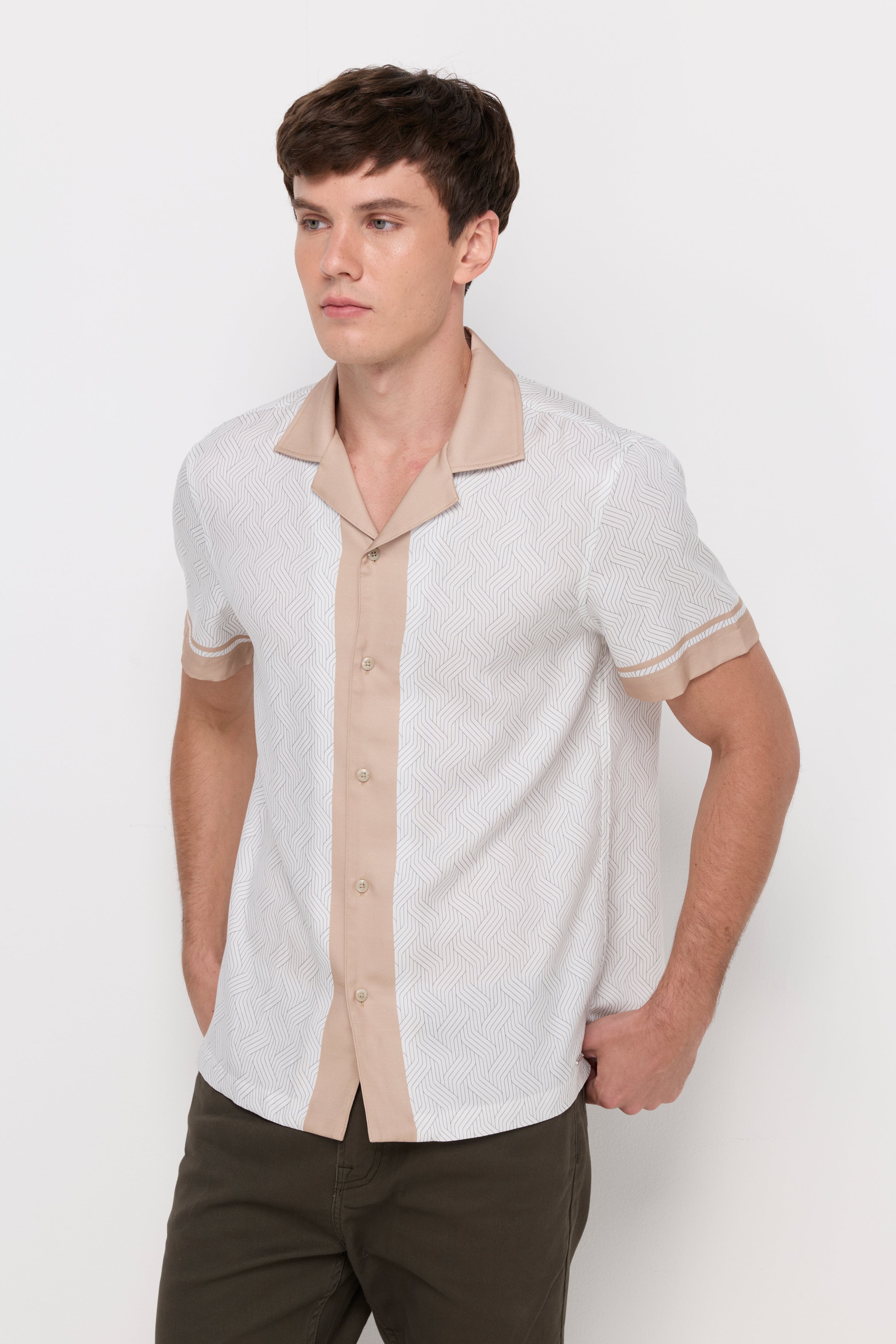 TROPICAL RESORT CAMP SHIRT