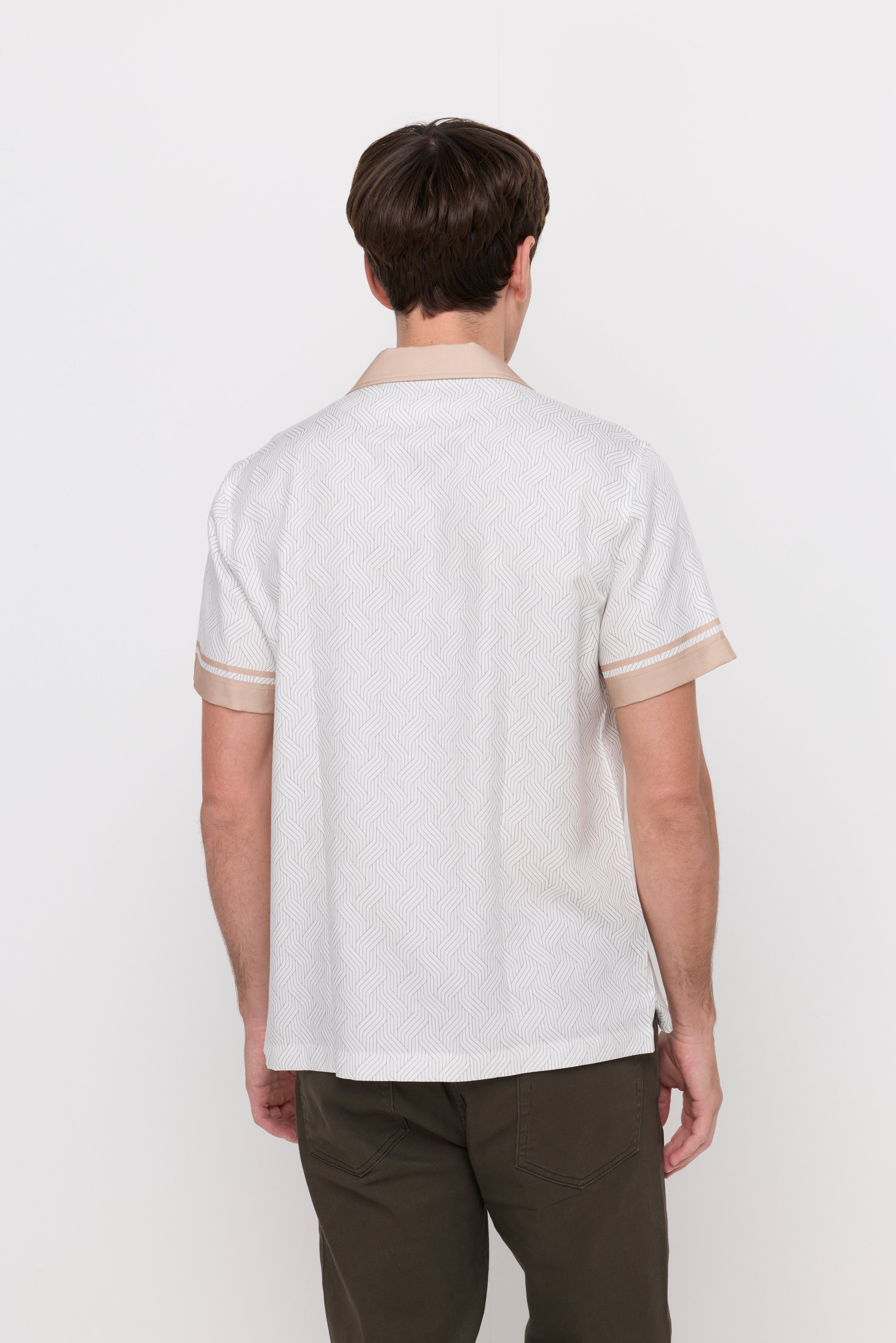 TROPICAL RESORT CAMP SHIRT