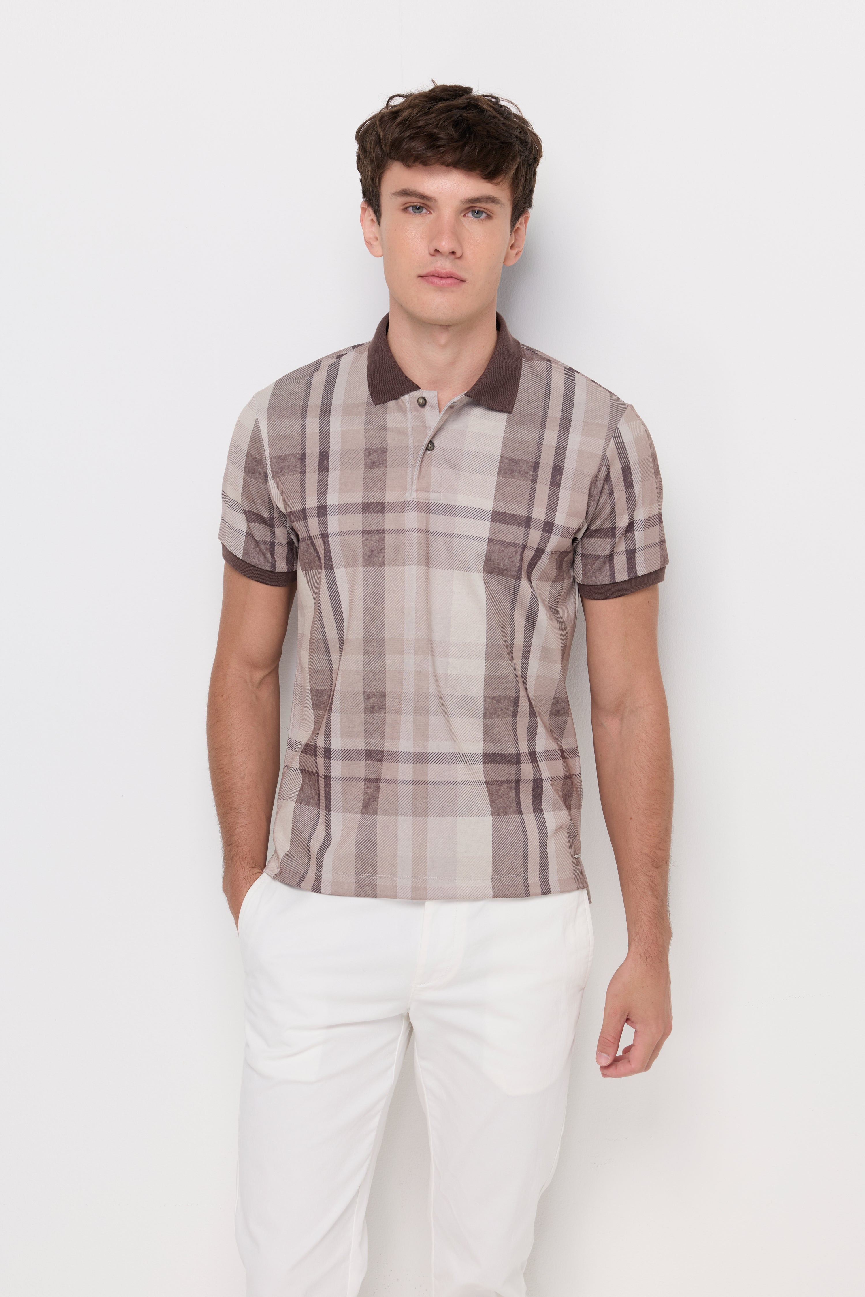 HERITAGE CHECK POLO SHIRT