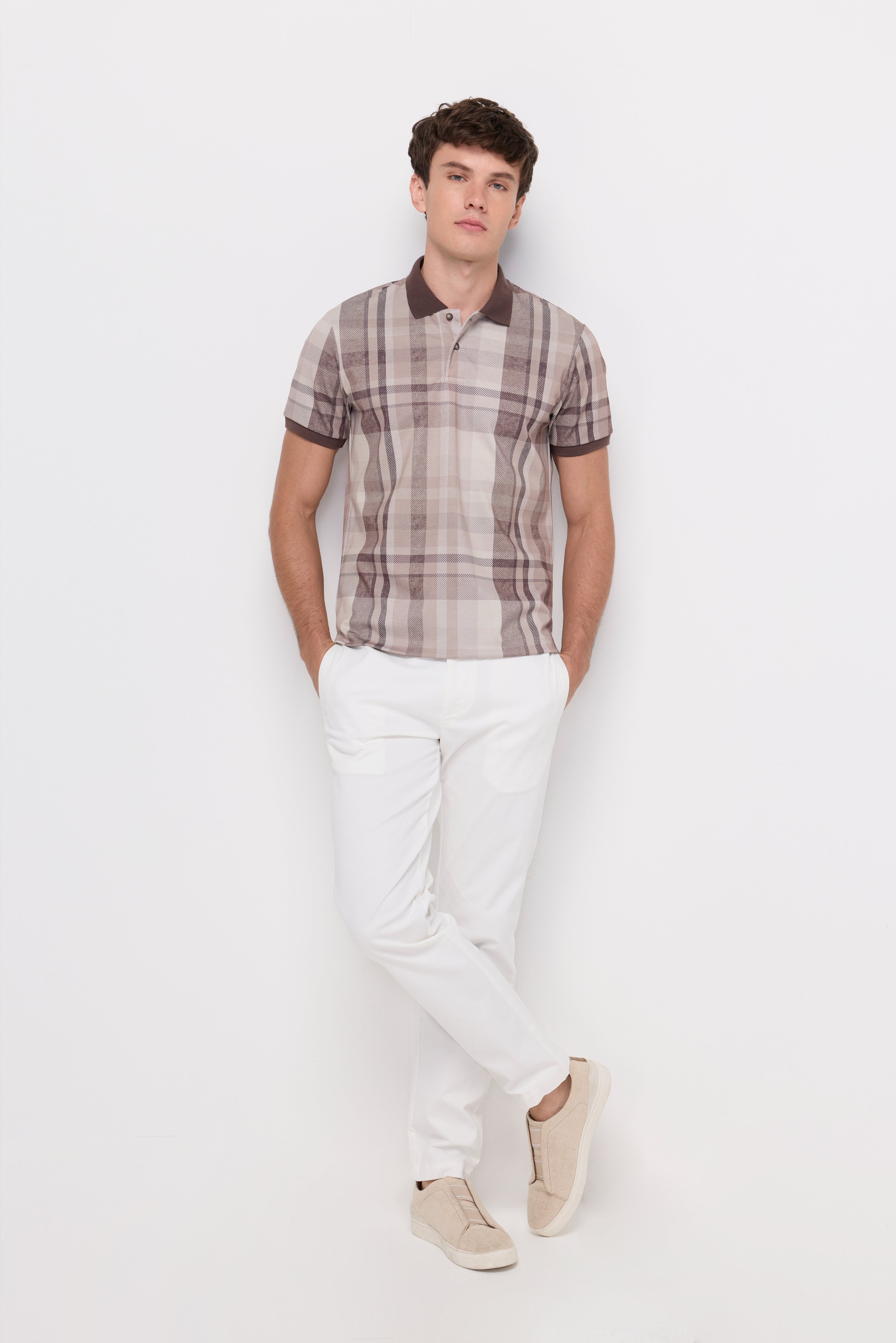 HERITAGE CHECK POLO SHIRT