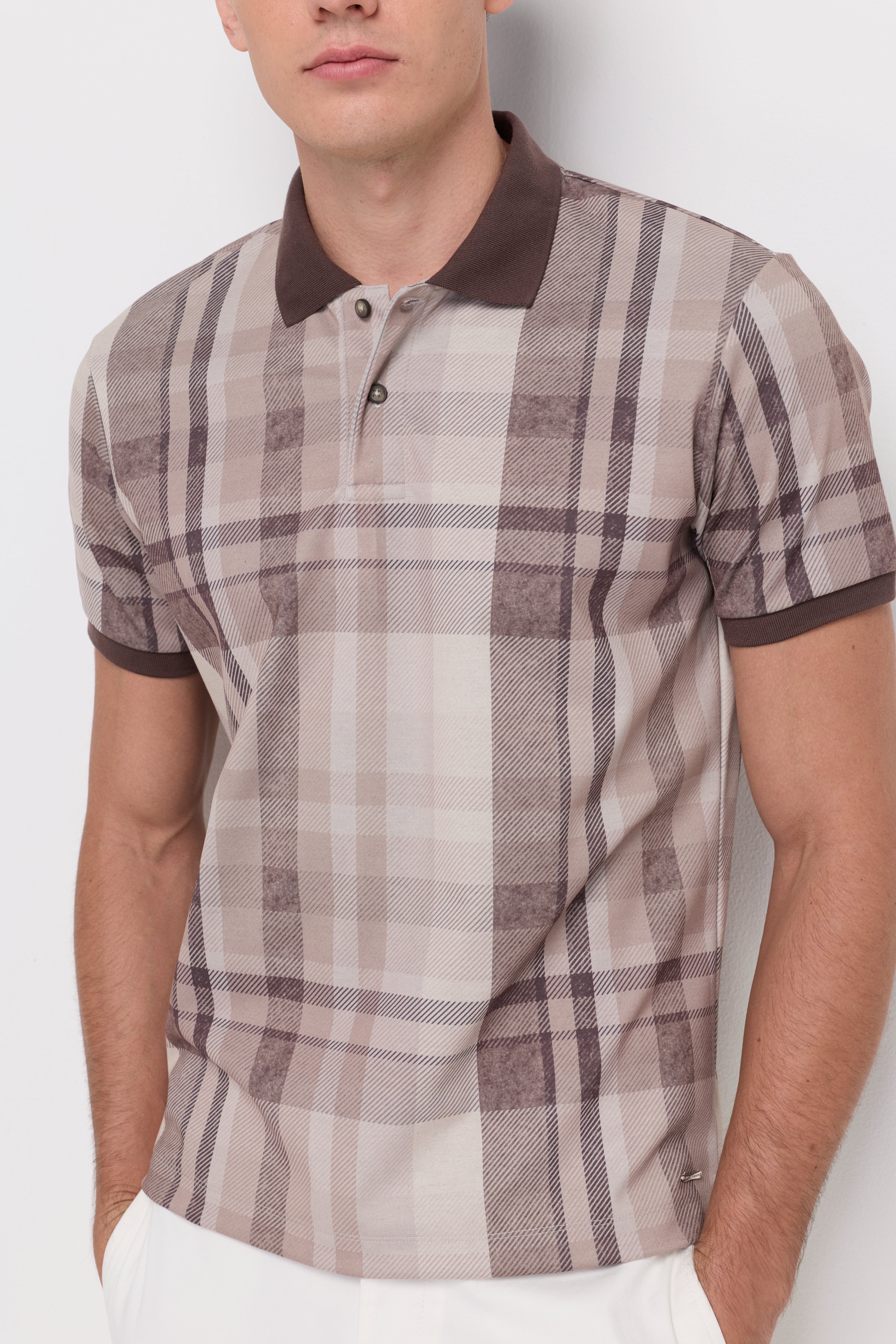 HERITAGE CHECK POLO SHIRT