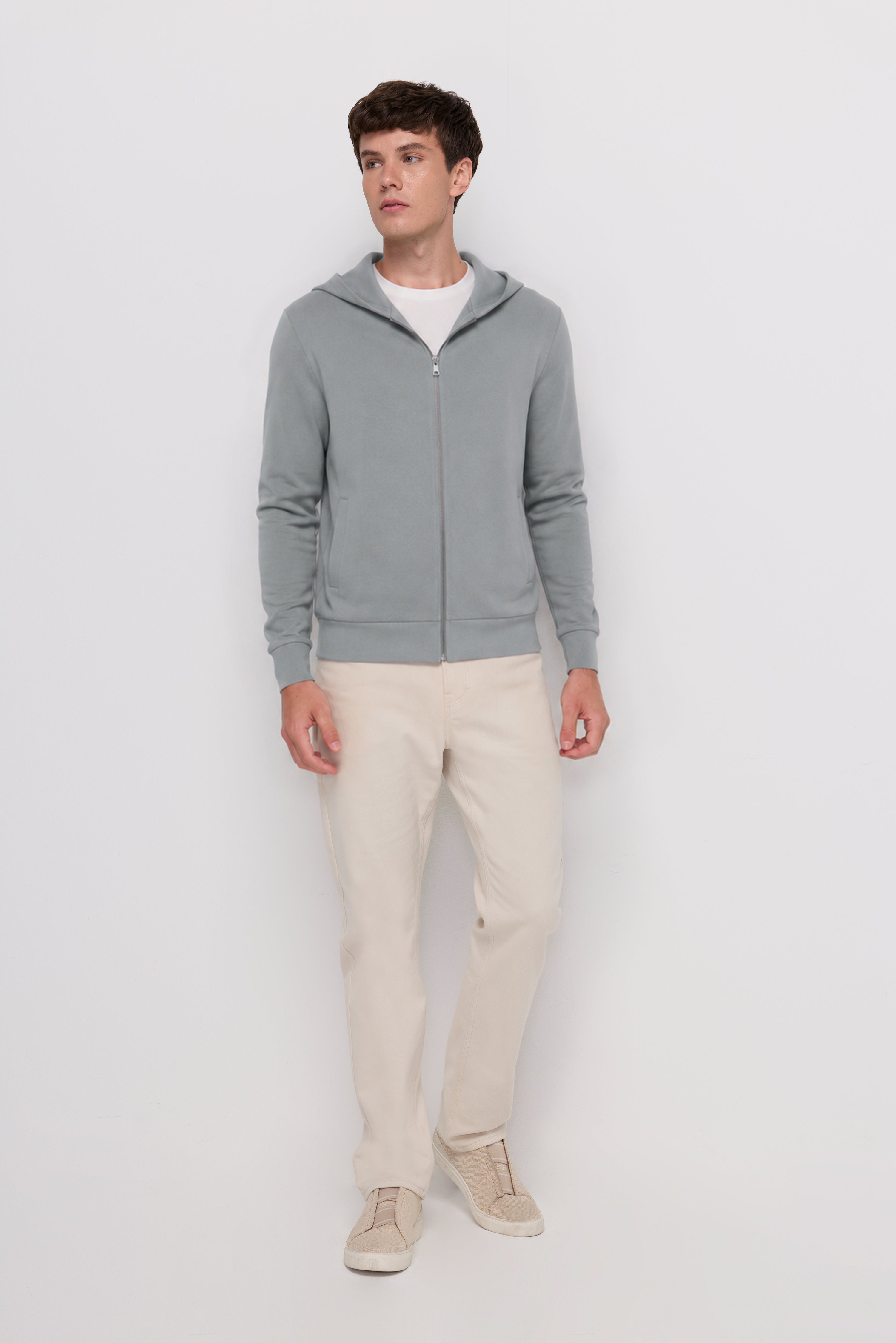 ESSENTIAL ZIP-UP HOODIE JACKET