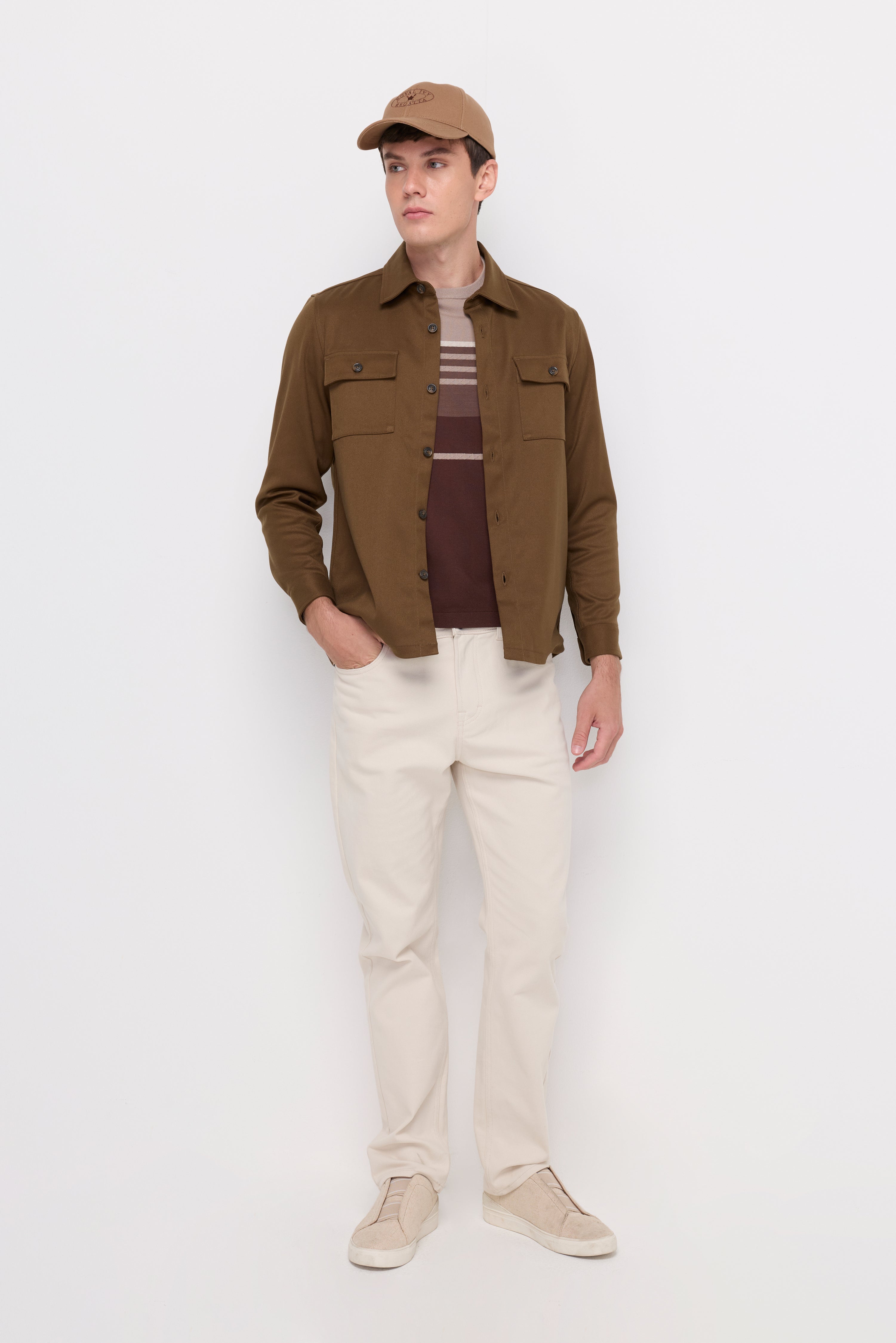 SNAP BUTTON OVERSHIRT