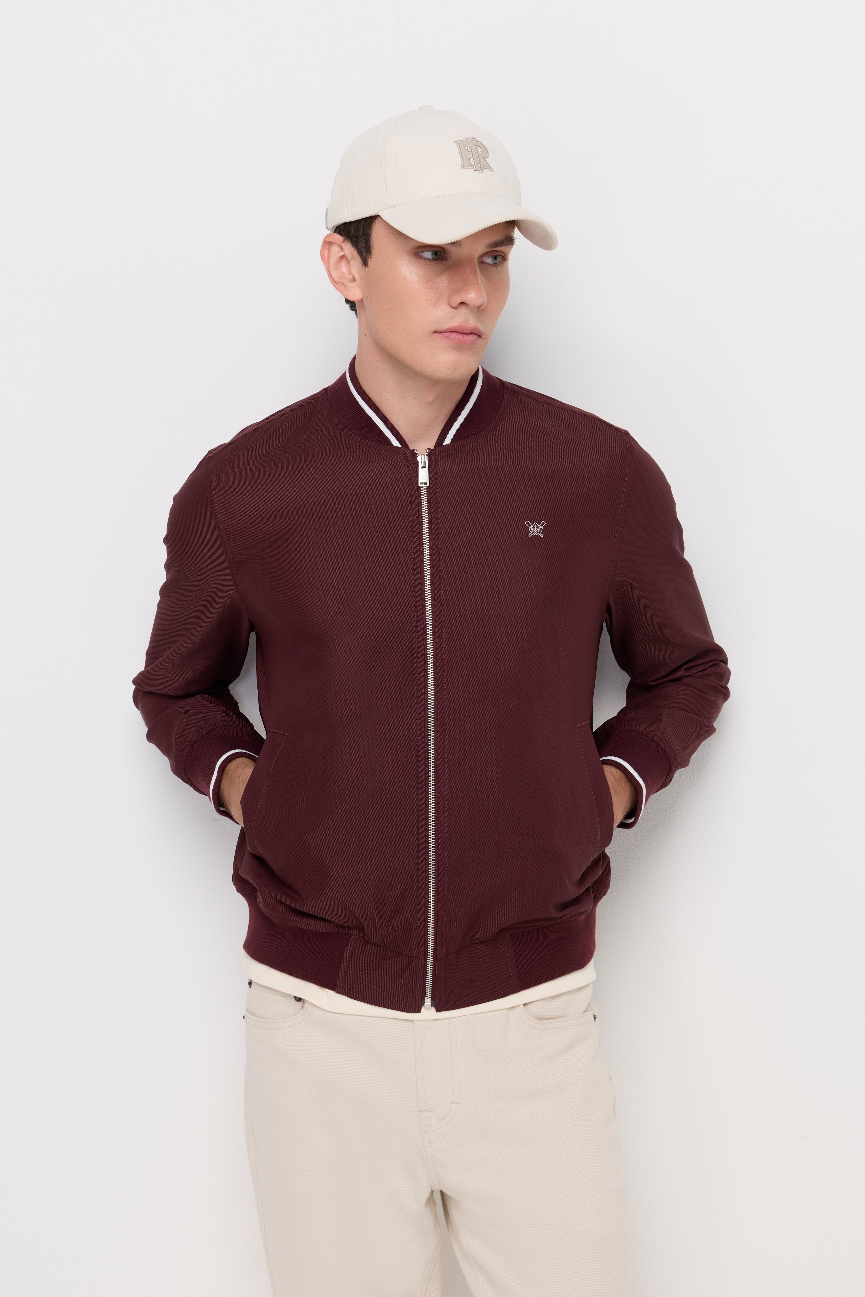 TWILL BOMBER JACKET