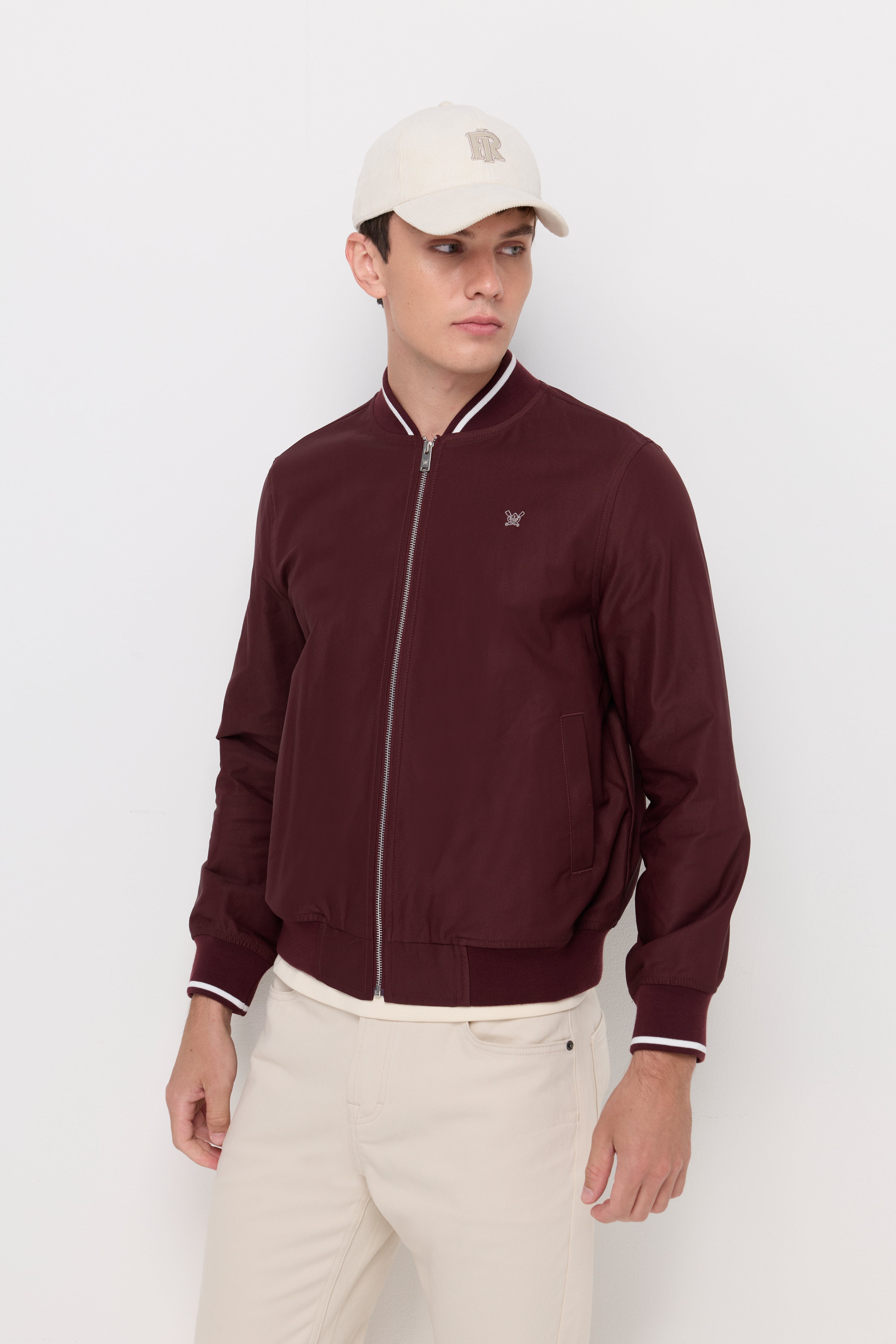 TWILL BOMBER JACKET
