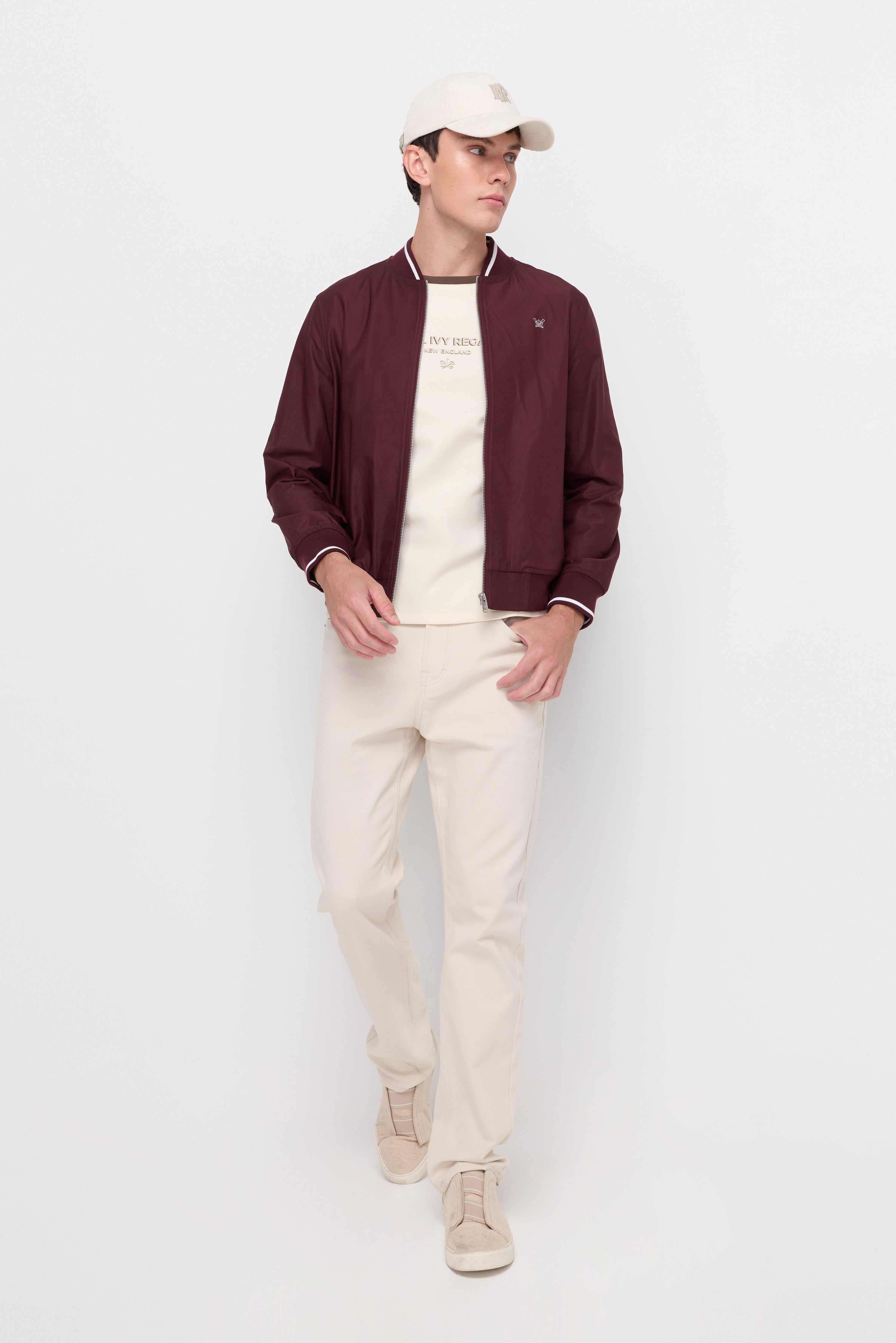 TWILL BOMBER JACKET