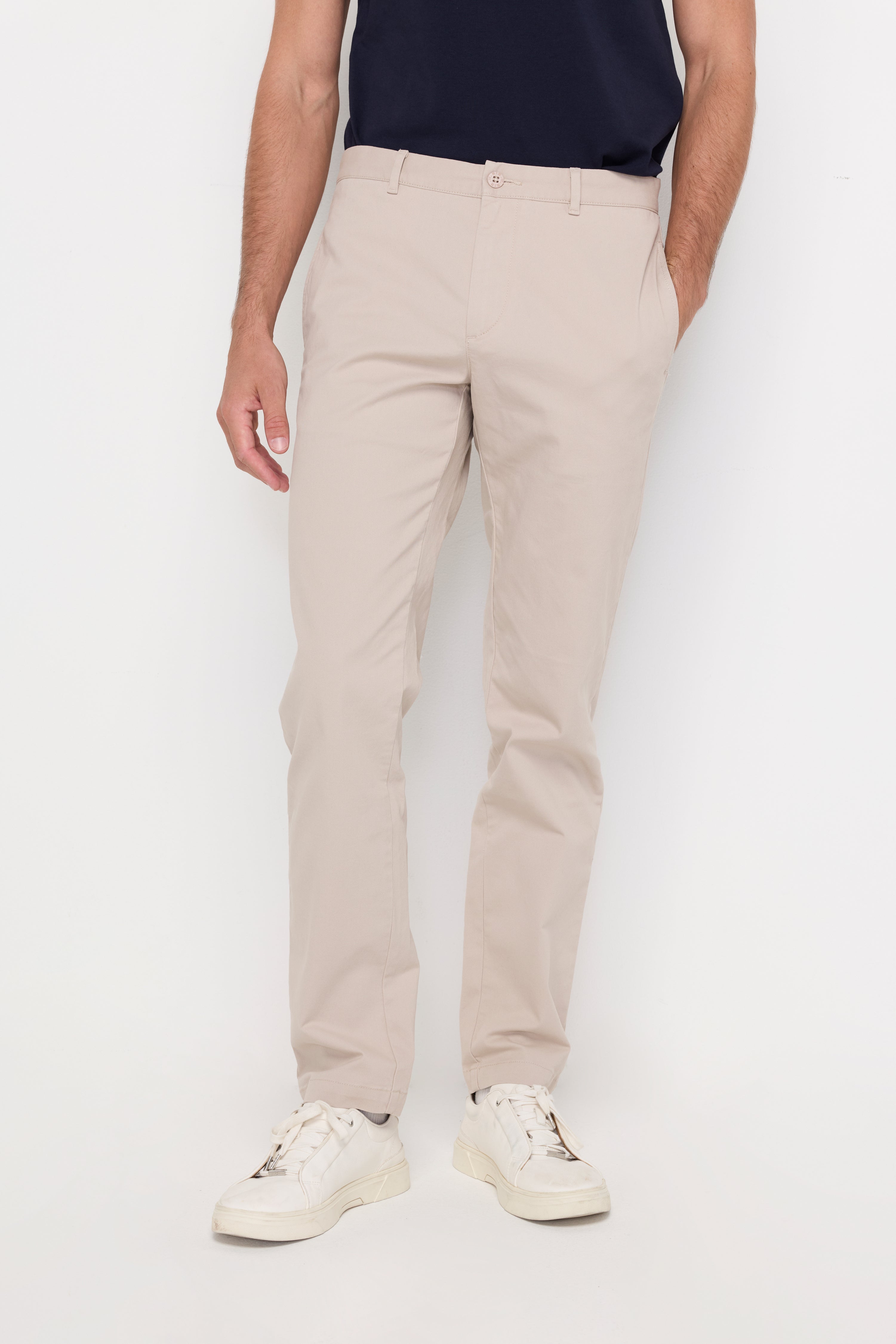 ESSENTIAL SLIM-FIT TROUSERS