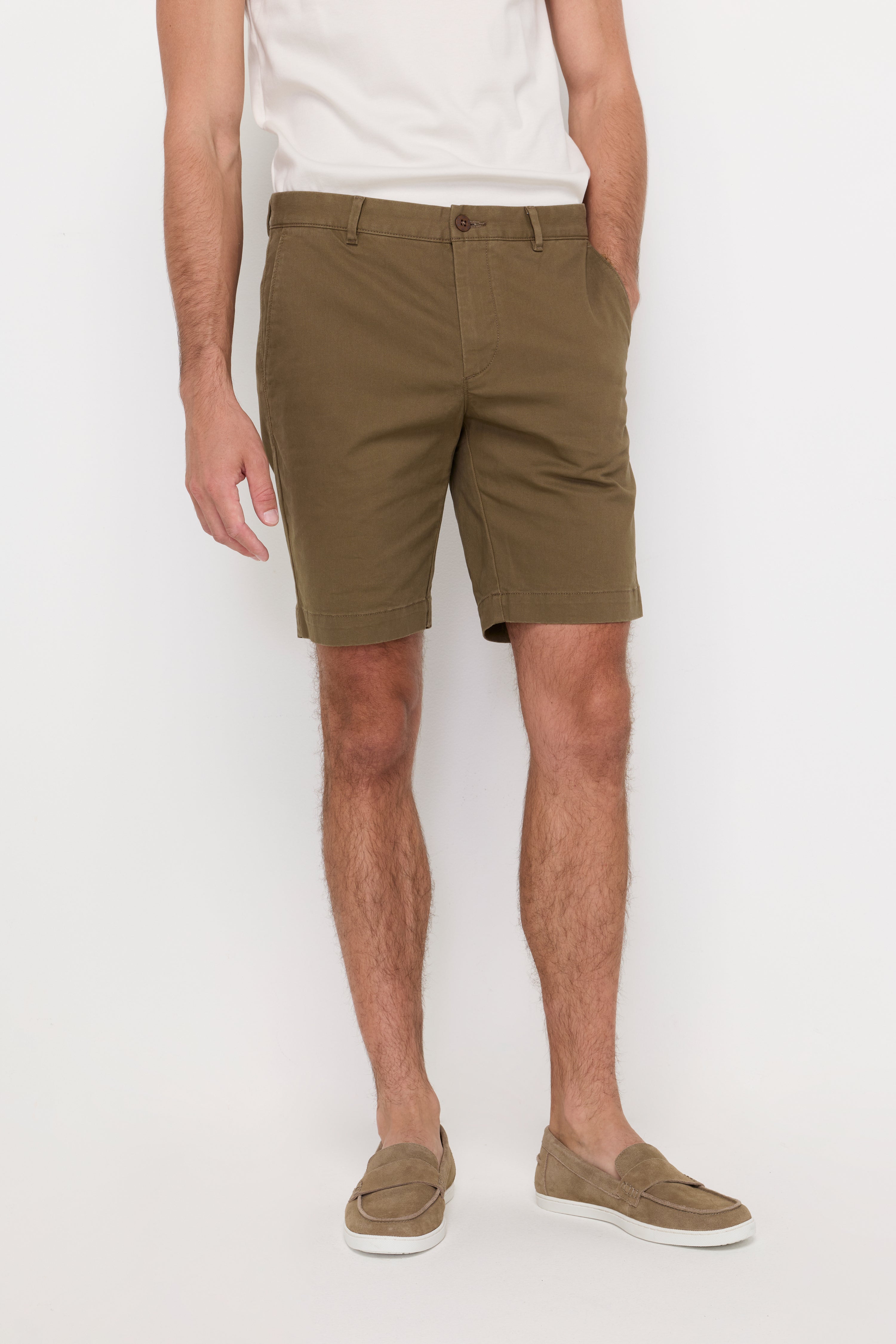 ESSENTIAL COTTON CHINO SHORTS