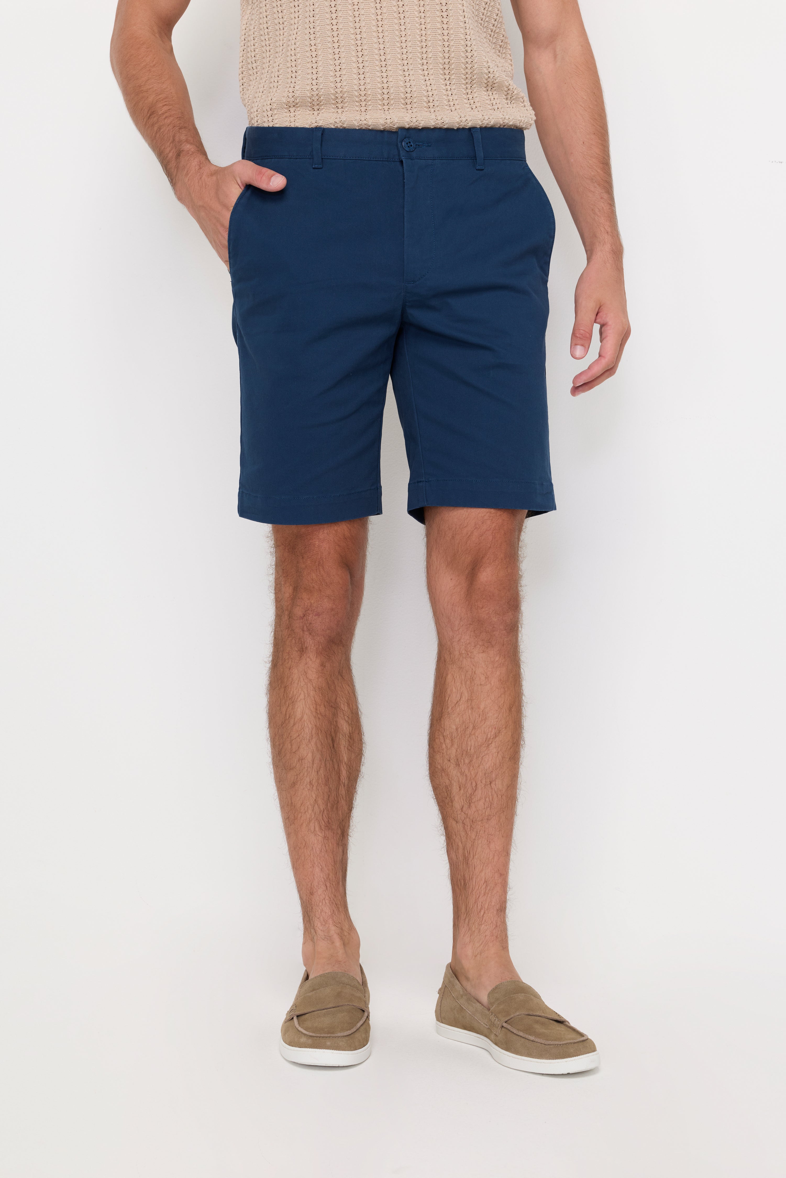 ESSENTIAL COTTON CHINO SHORTS