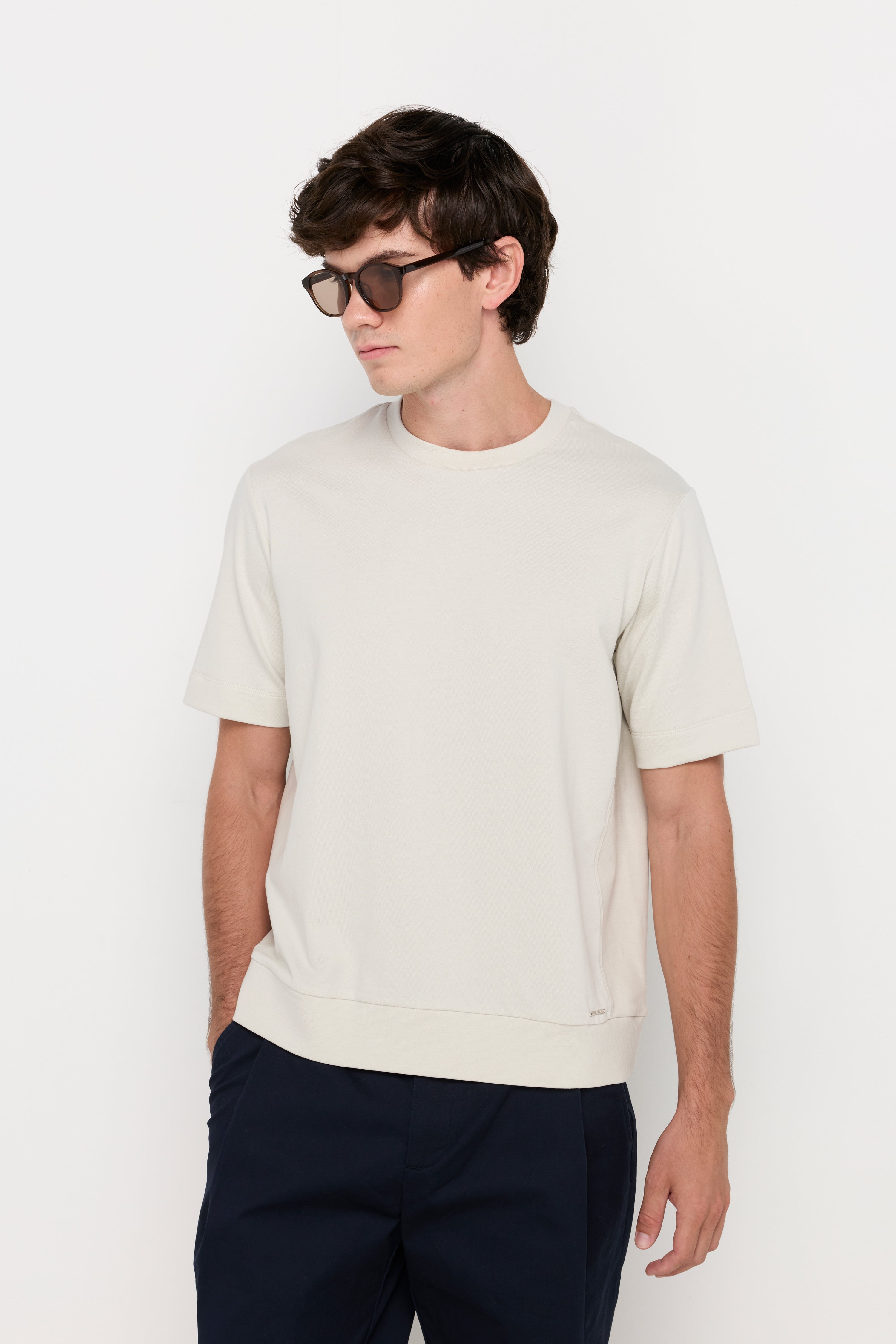 ESSENTIAL TEXTURED KNIT TEE