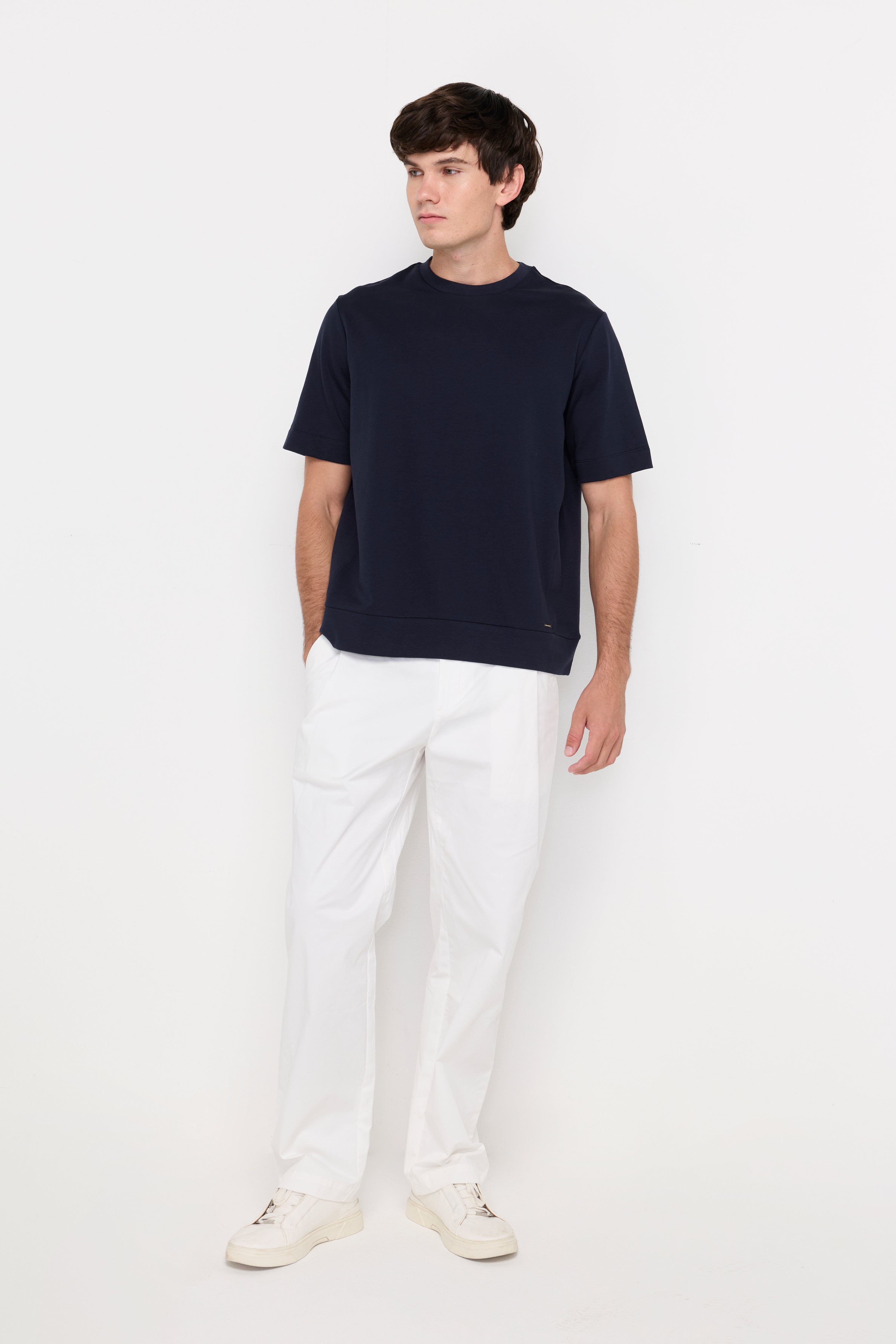 ESSENTIAL TEXTURED KNIT TEE
