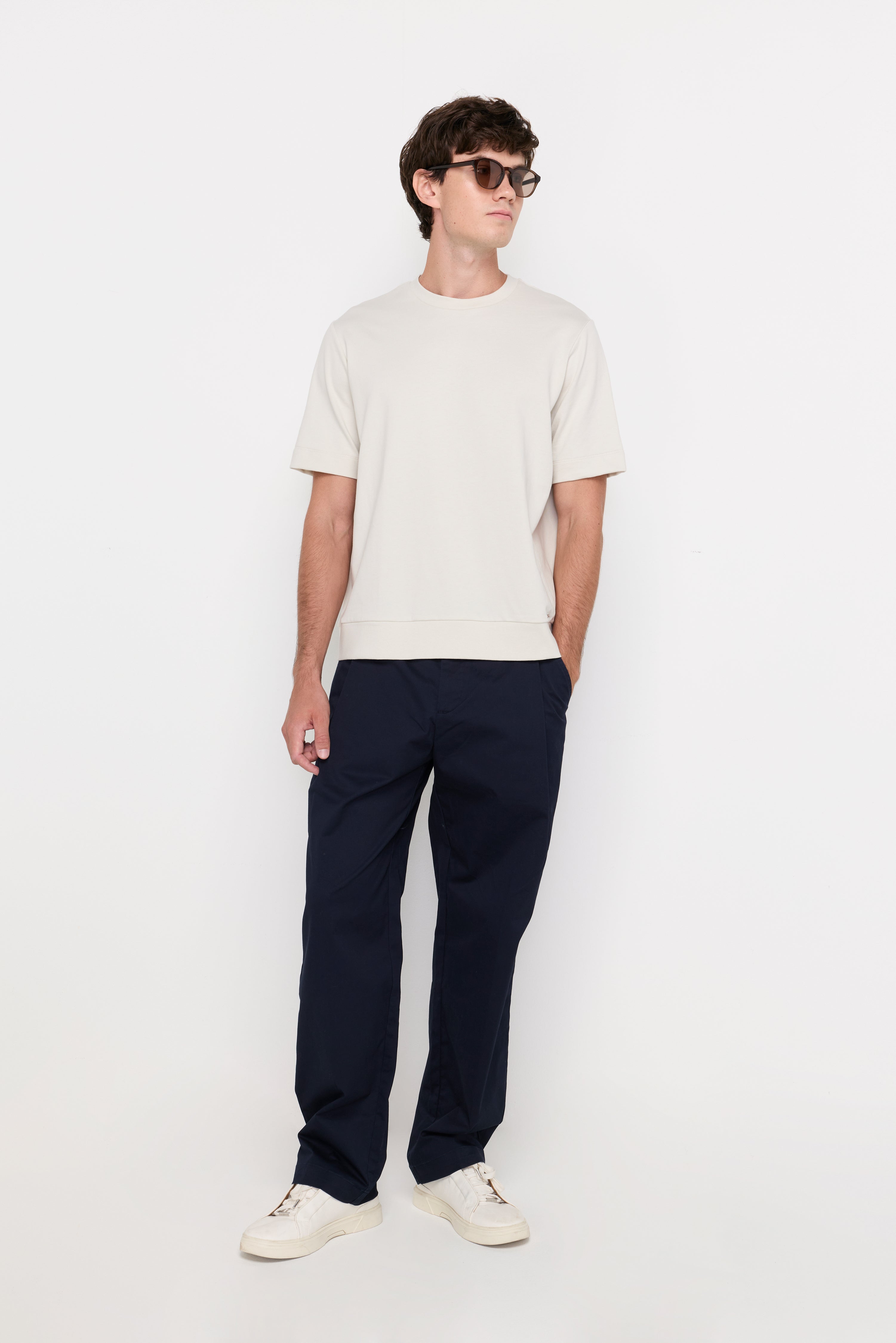 ESSENTIAL TEXTURED KNIT TEE