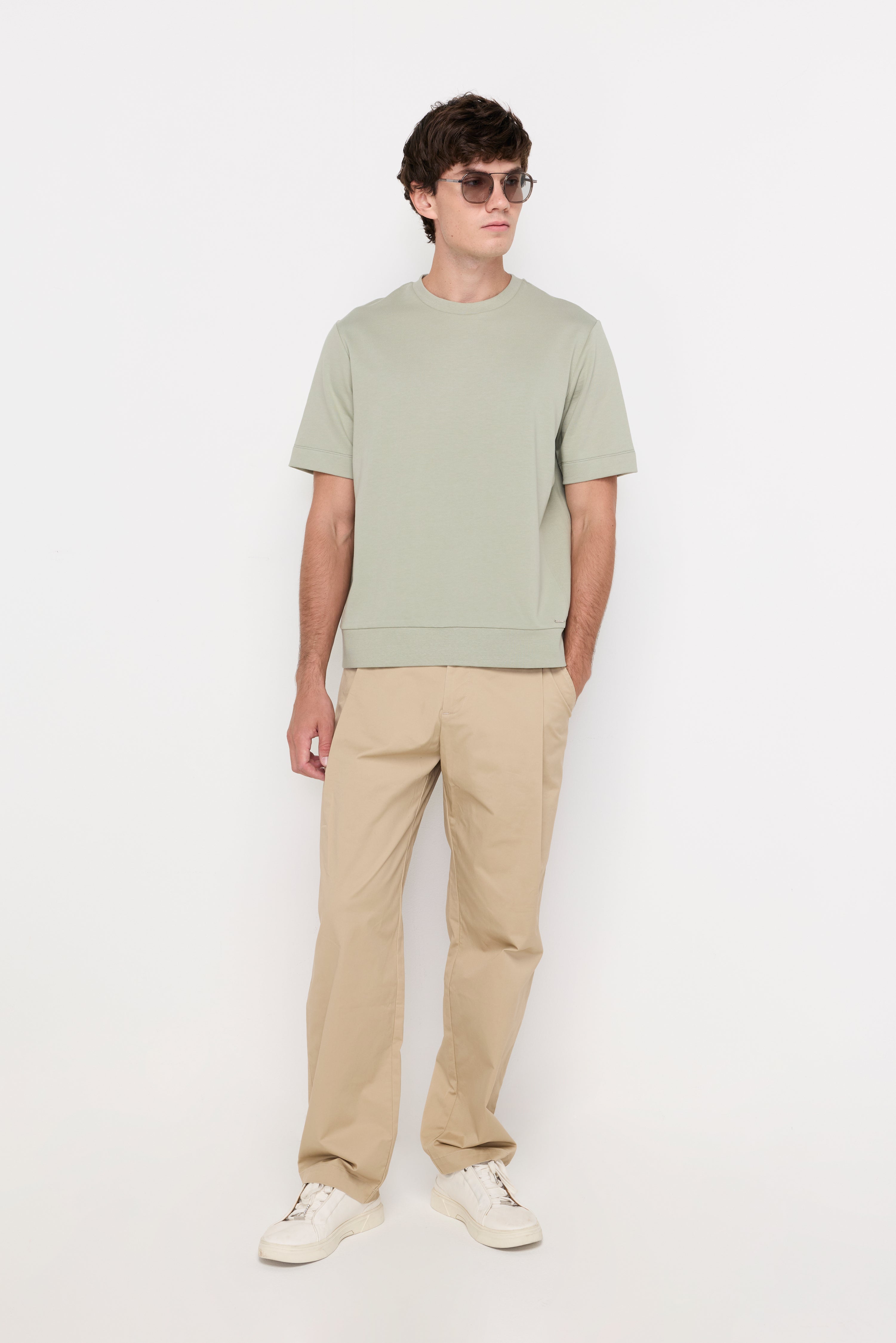ESSENTIAL TEXTURED KNIT TEE