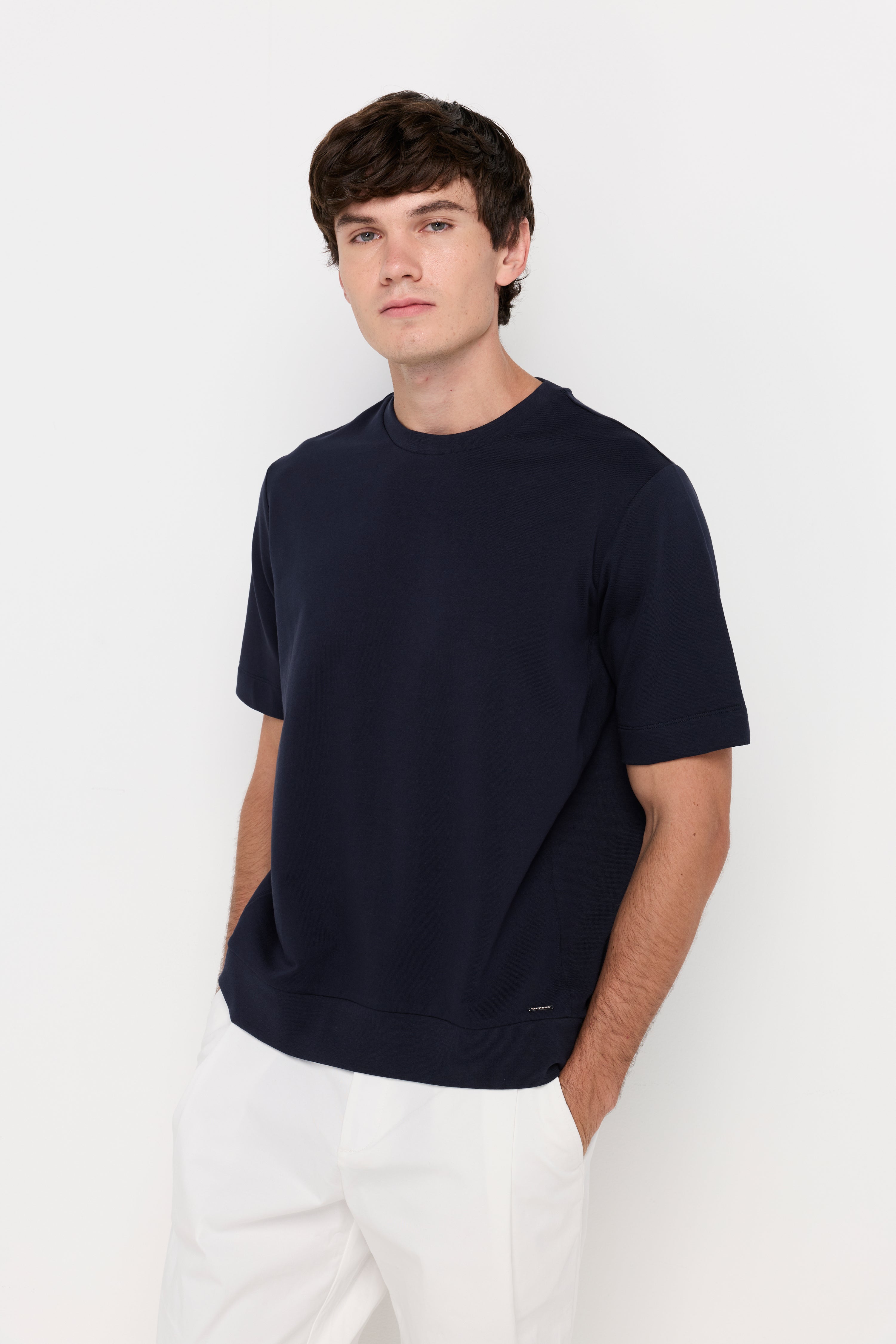 ESSENTIAL TEXTURED KNIT TEE