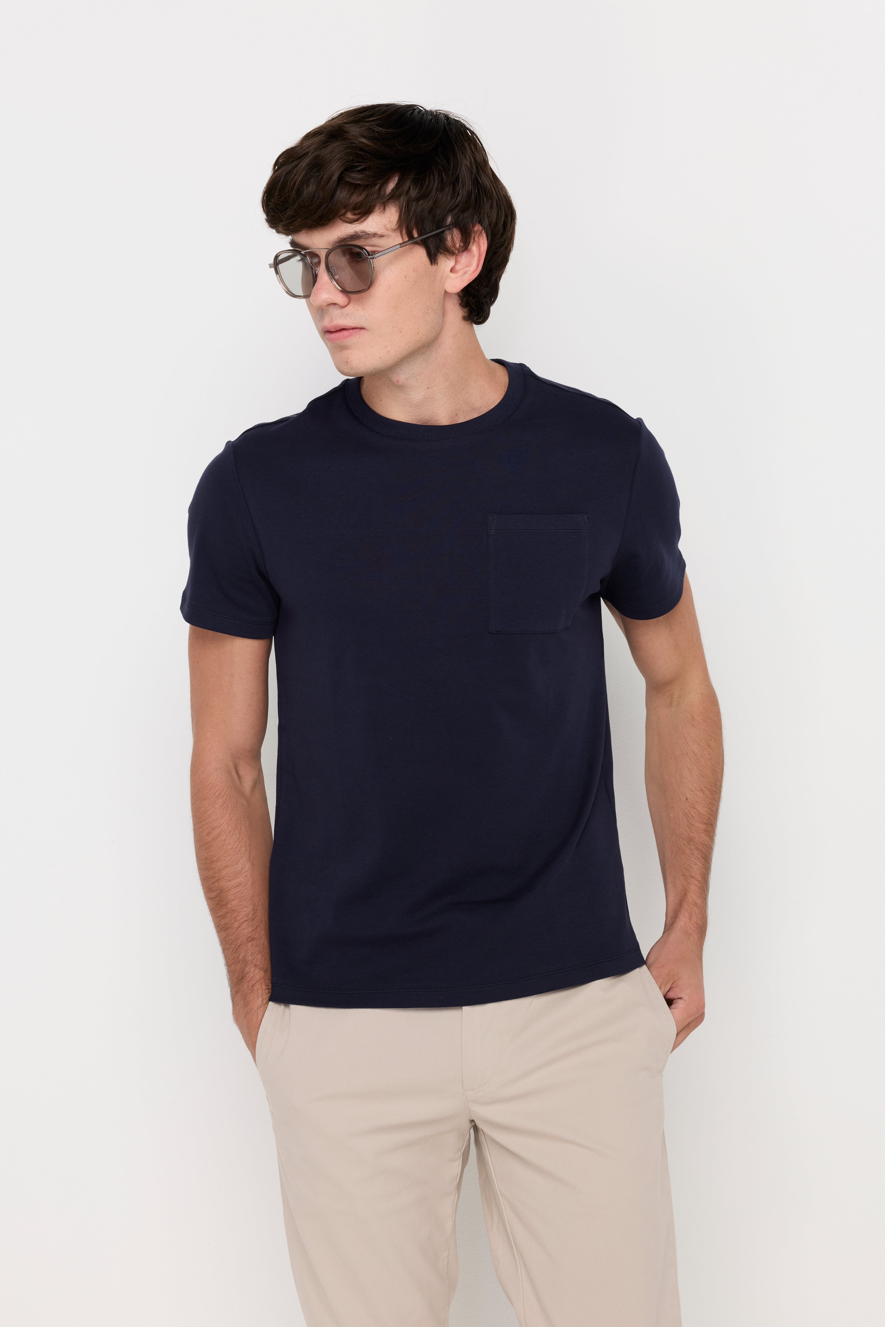 ESSENTIAL COTTON POCKET TEE