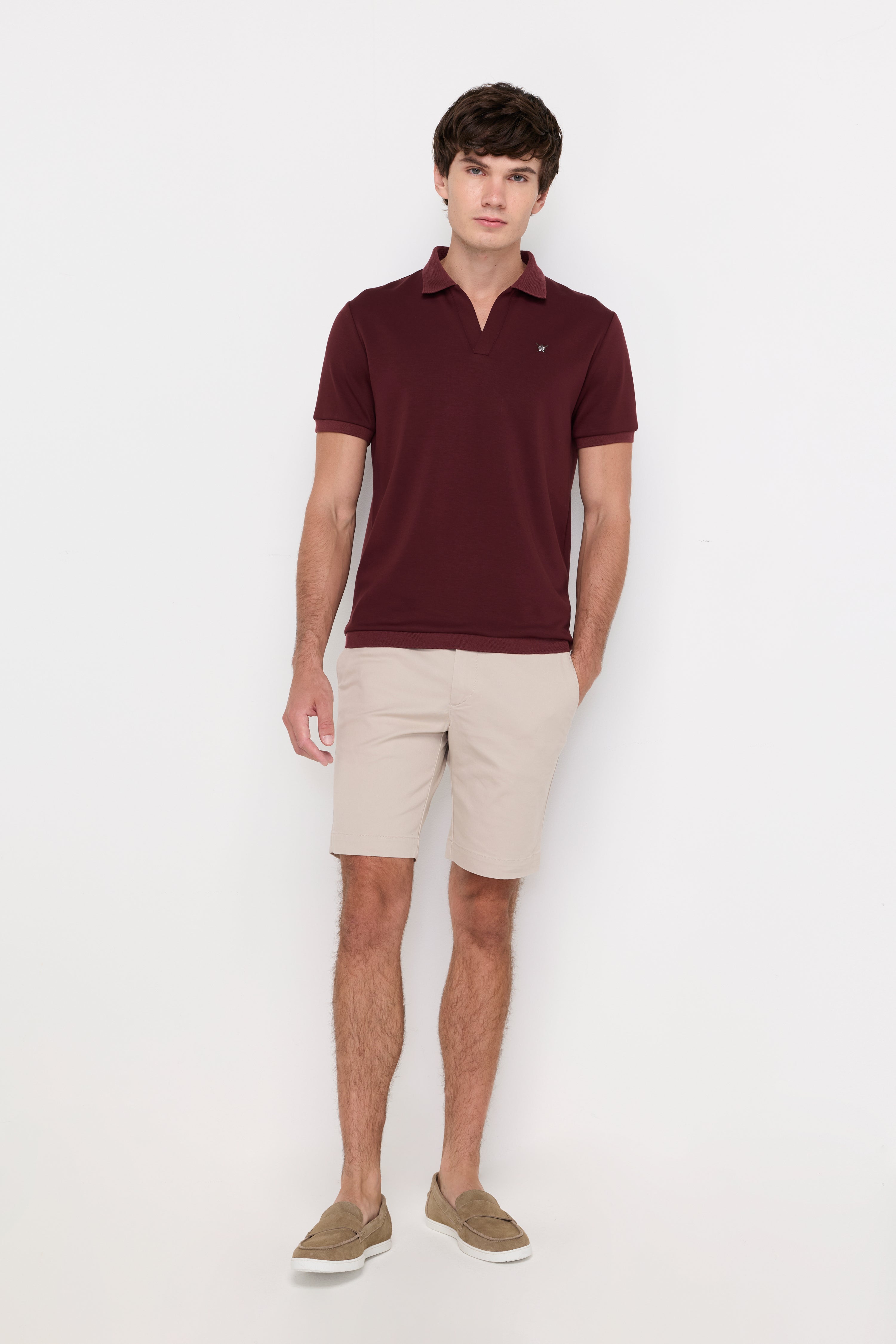 ESSENTIAL TEXTURED KNIT POLO
